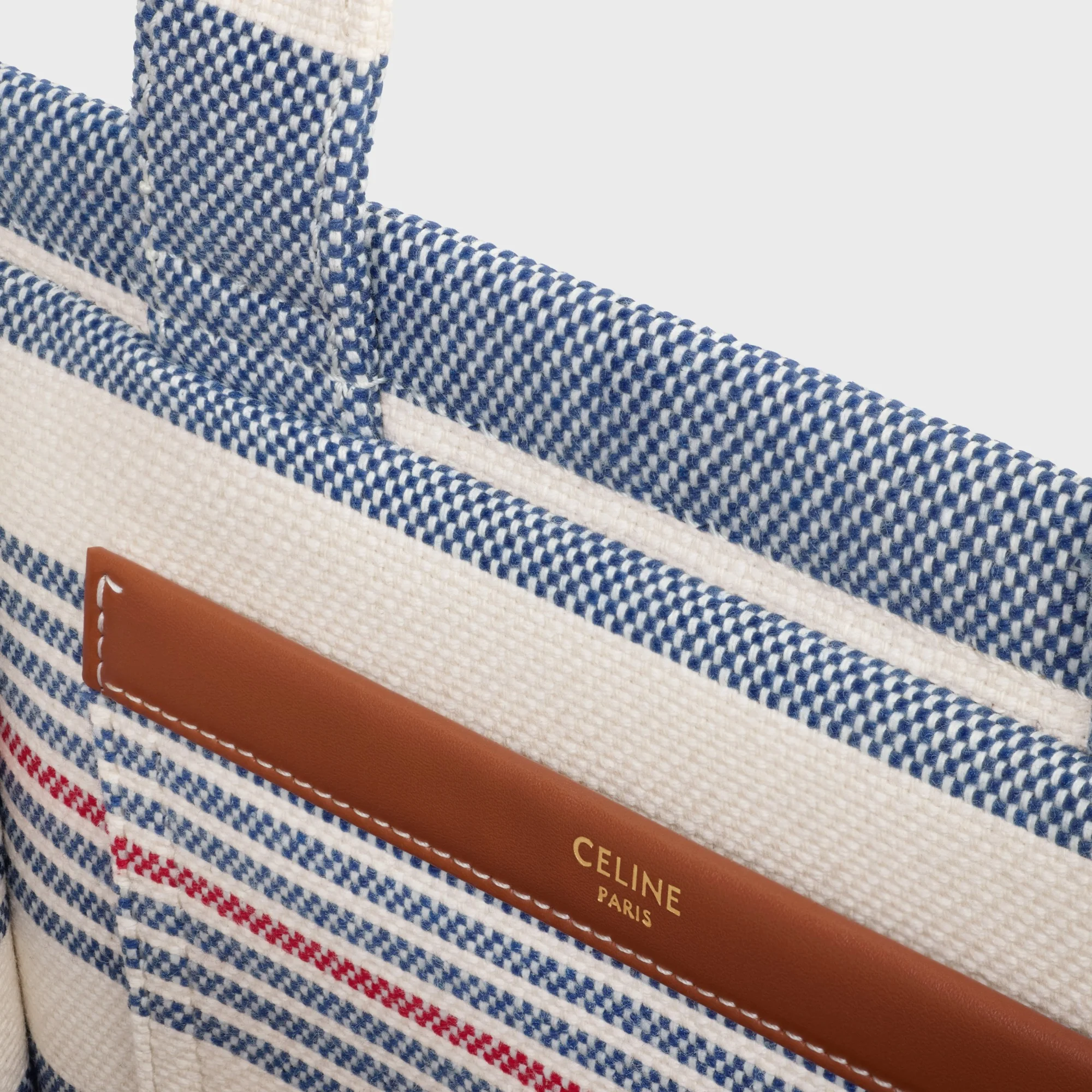 Thais Small Cabas Striped Textile - Multicolor - Image 4