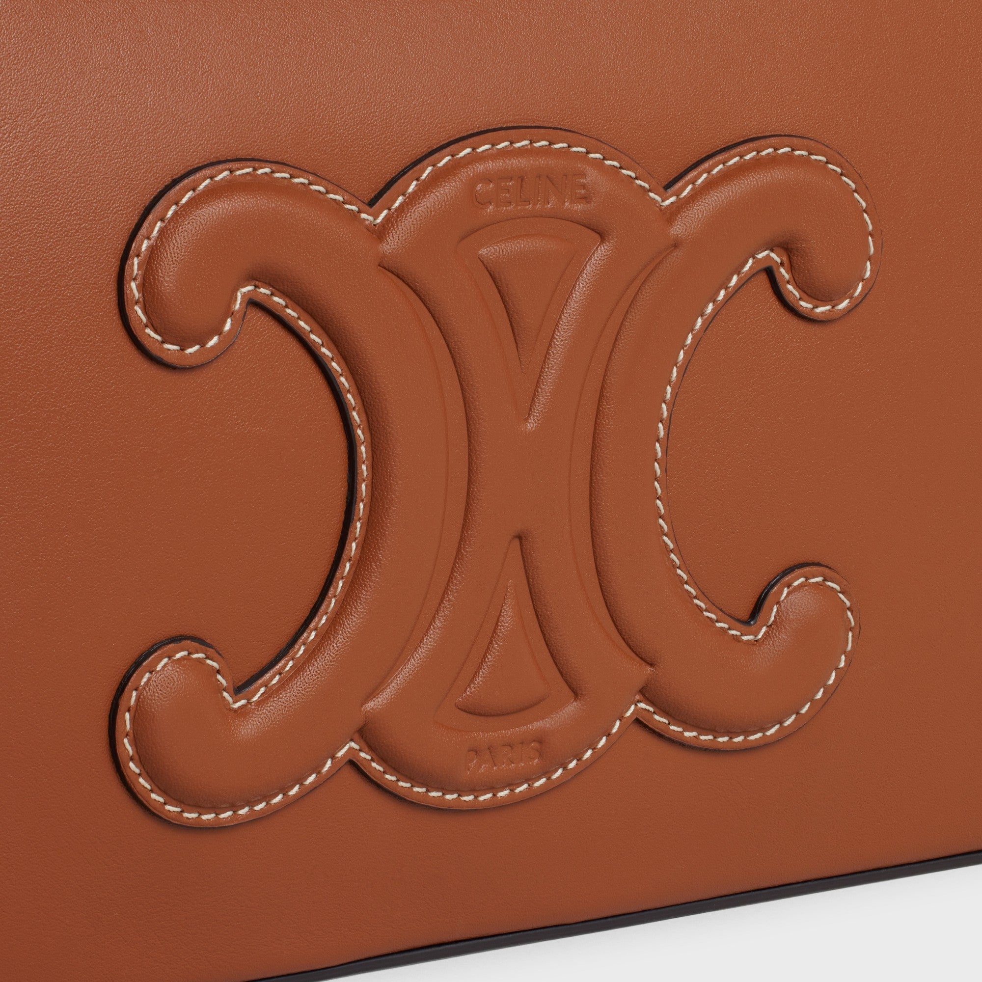 Cuir Triomphe Camera Shoulder Bag Smooth Calfskin - Tan - Image 4