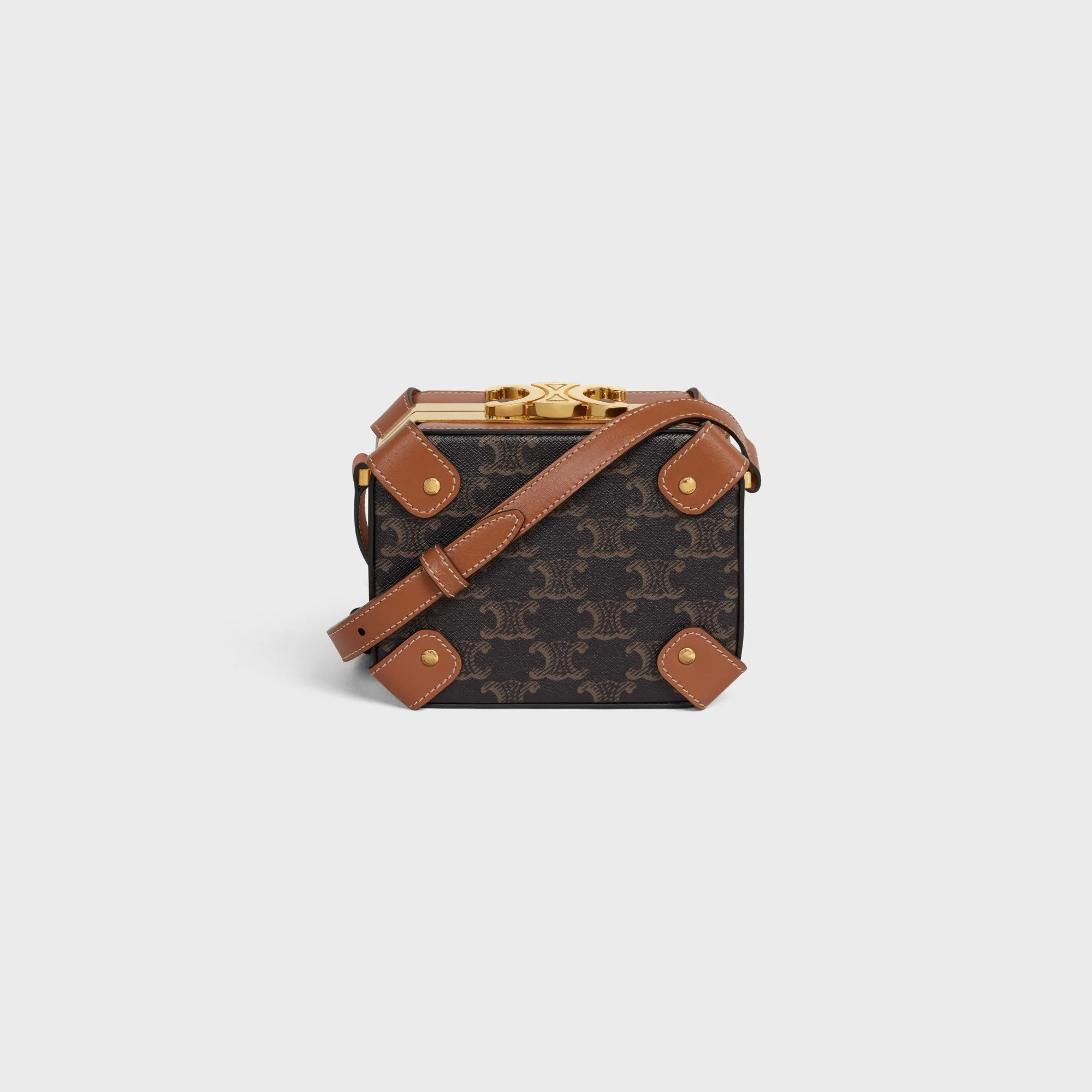 Triomphe Canvas Boite & Calfskin - Tan - Image 8