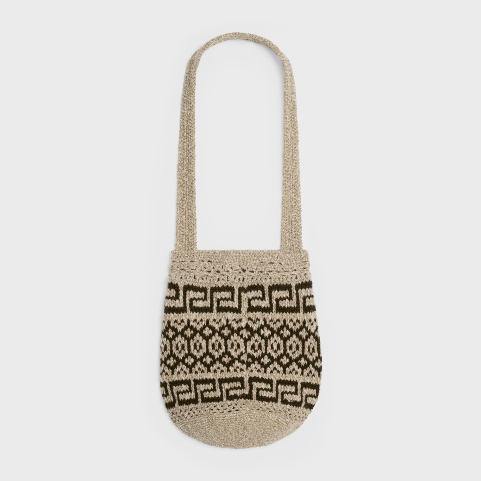 Sac Slub Fair Isle - Taupe - Image 5
