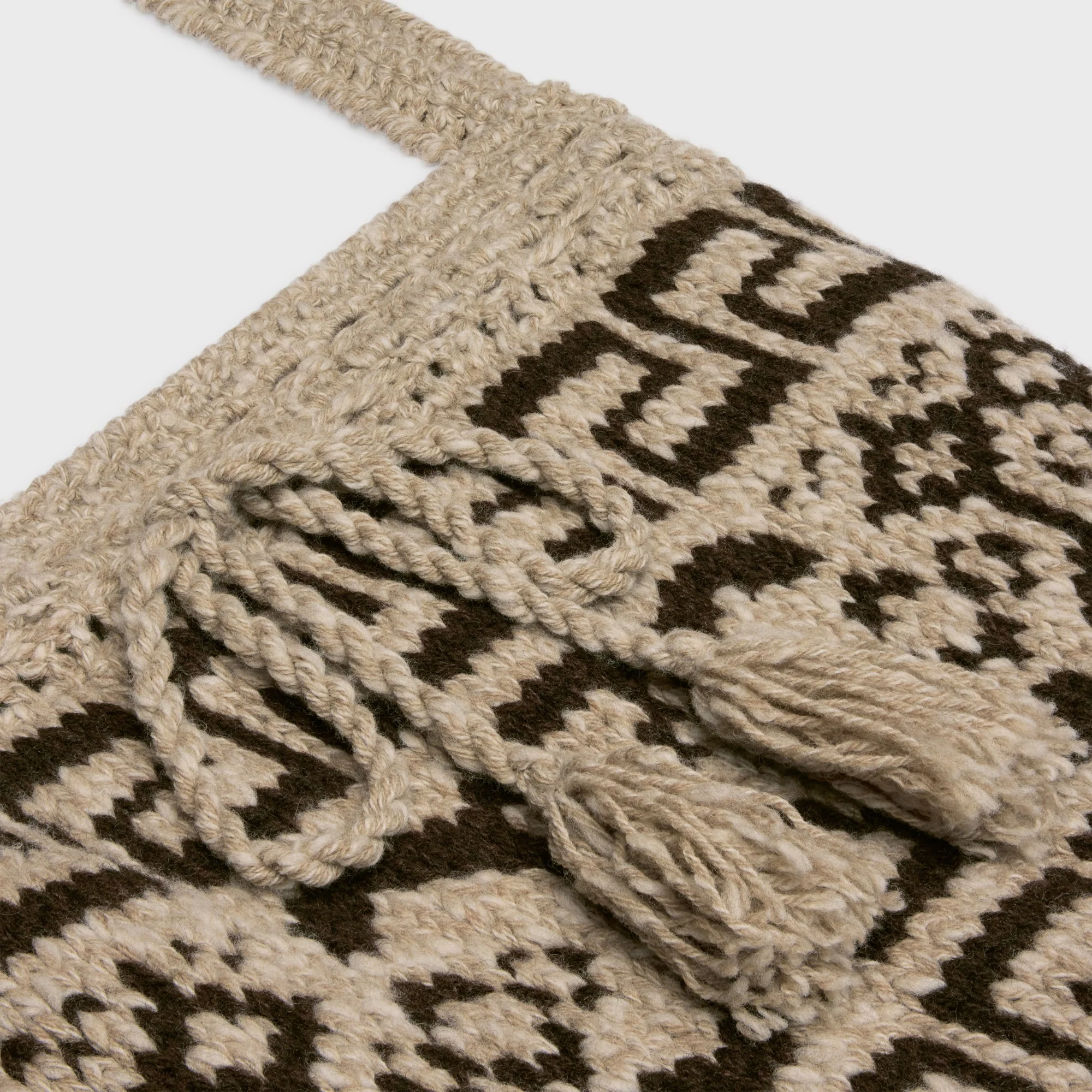 Sac Slub Fair Isle - Taupe - Image 3