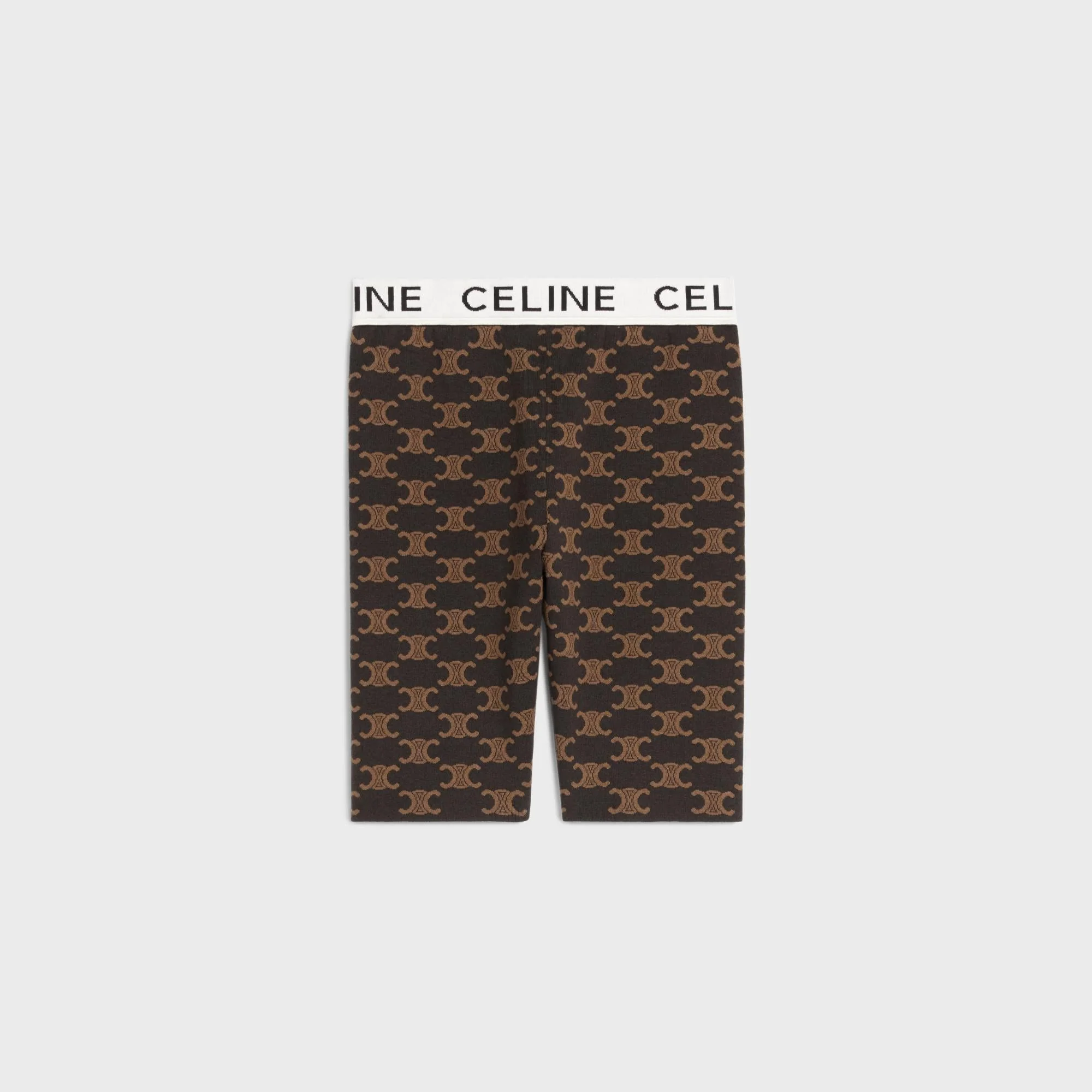 Cycliste Celine Coton Soie Monogramme - Brown - Image 2