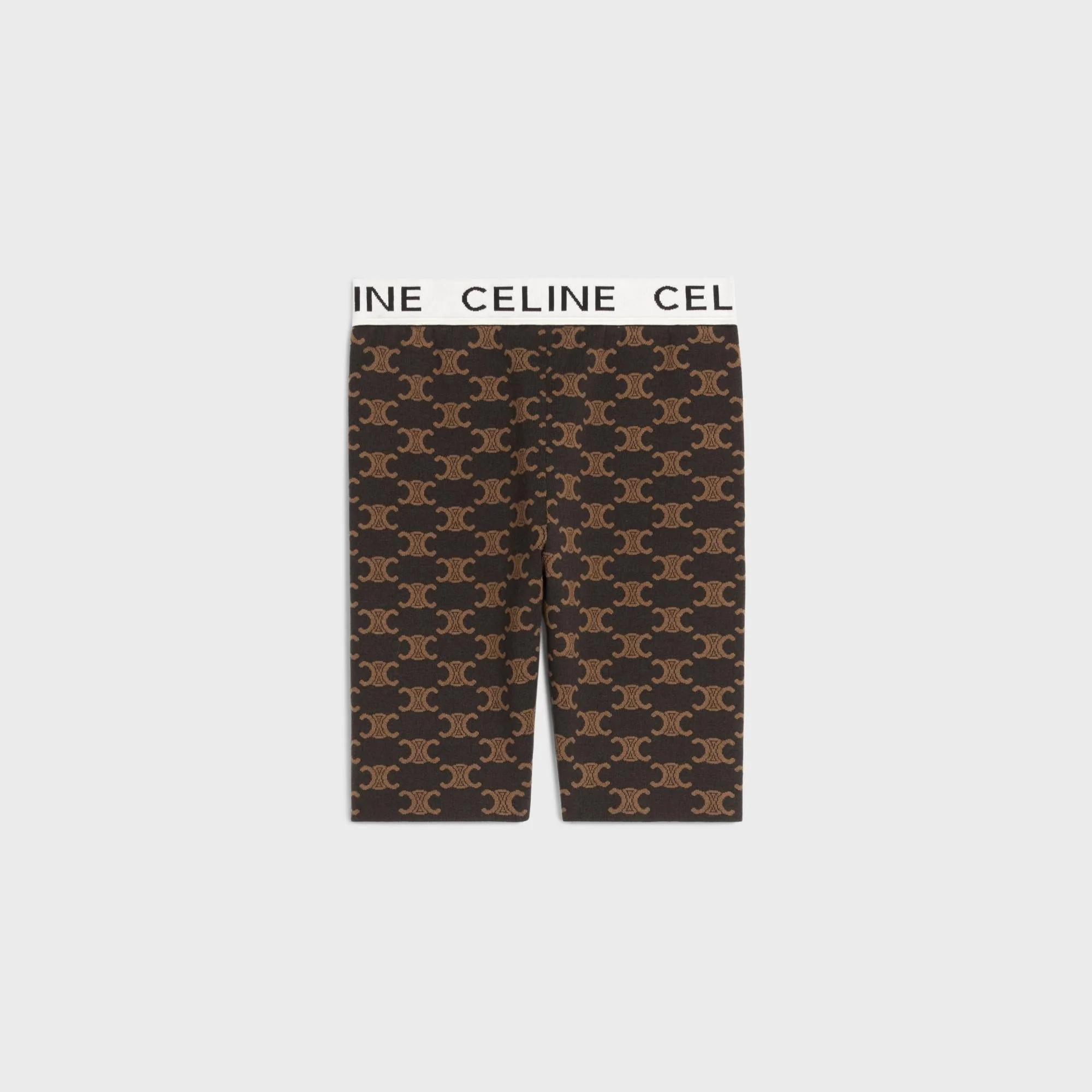 Cycliste Celine Coton Soie Monogramme - Brown - Image 2