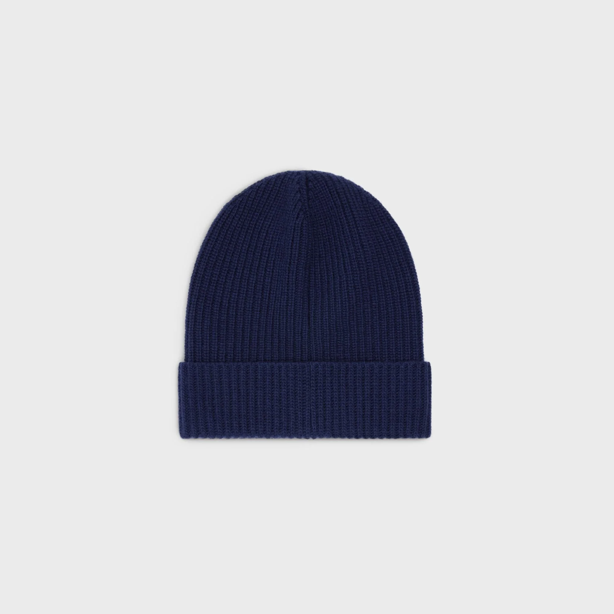 Beanie Celine Bonnet Ribbed Wool - Navy - Image 2