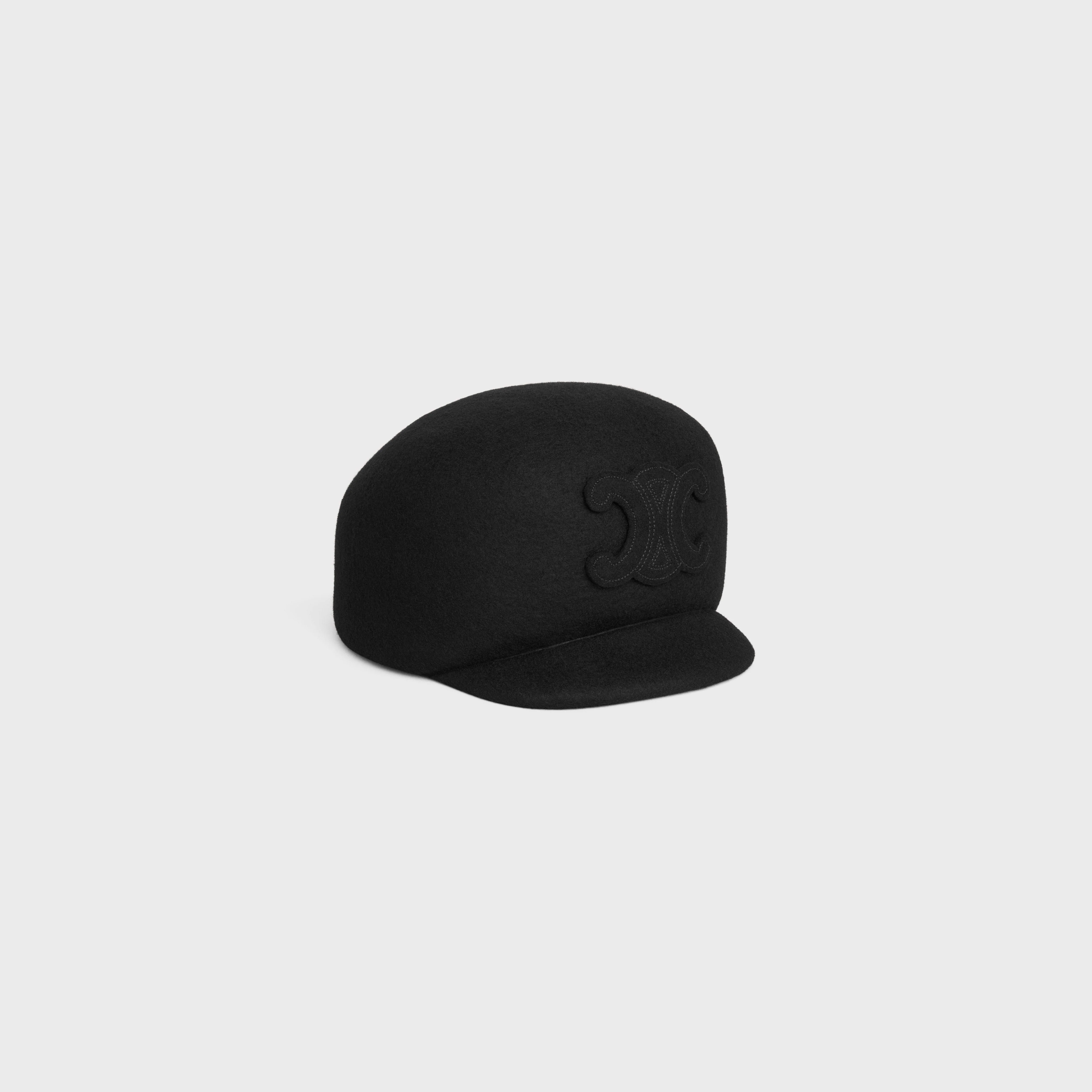Cap Triomphe Wool Felt Casquette Feutre De Laine - Black - Image 2