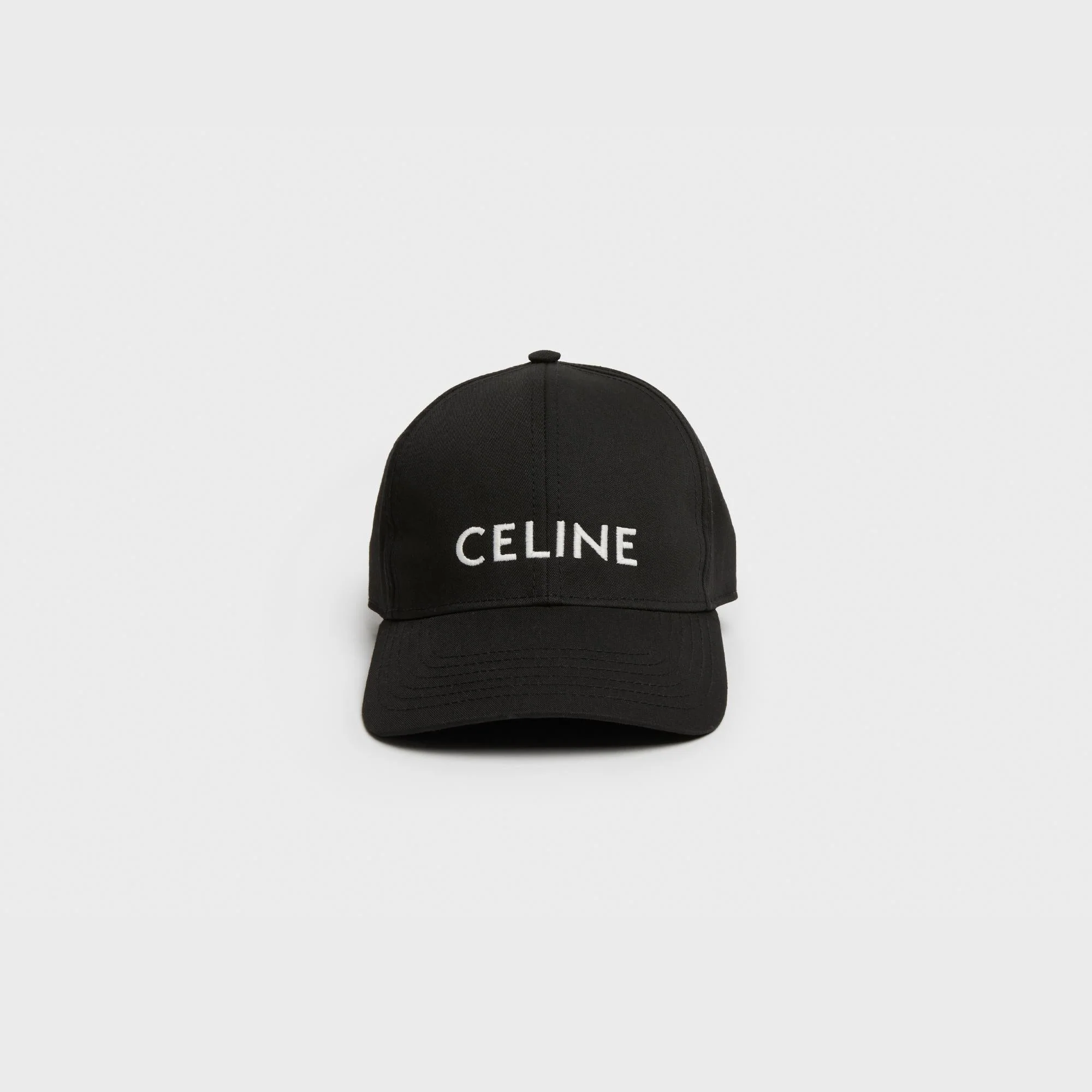 Casquette Baseball Celine Drill Coton - Black