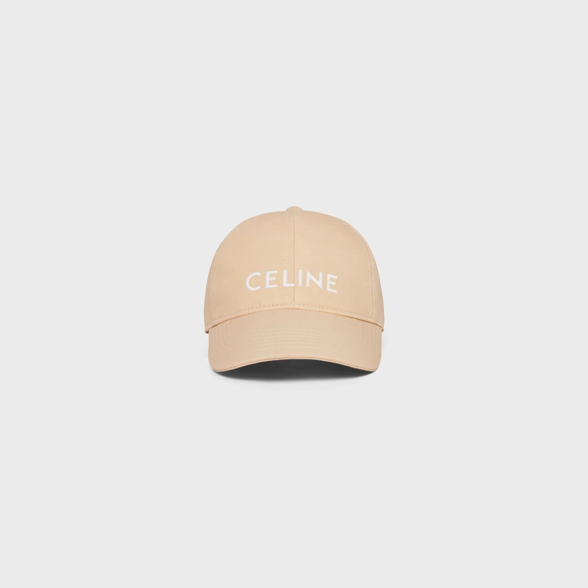 Casquette Baseball Celine Cotton Gabardine - Champagne Foncé - Image 2