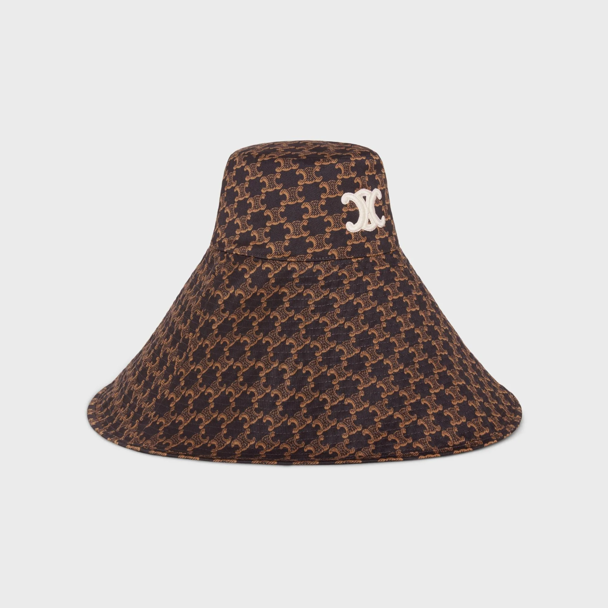 Bob Oversize Triomphe Coton Monogramme - Marron / Caramel - Image 2