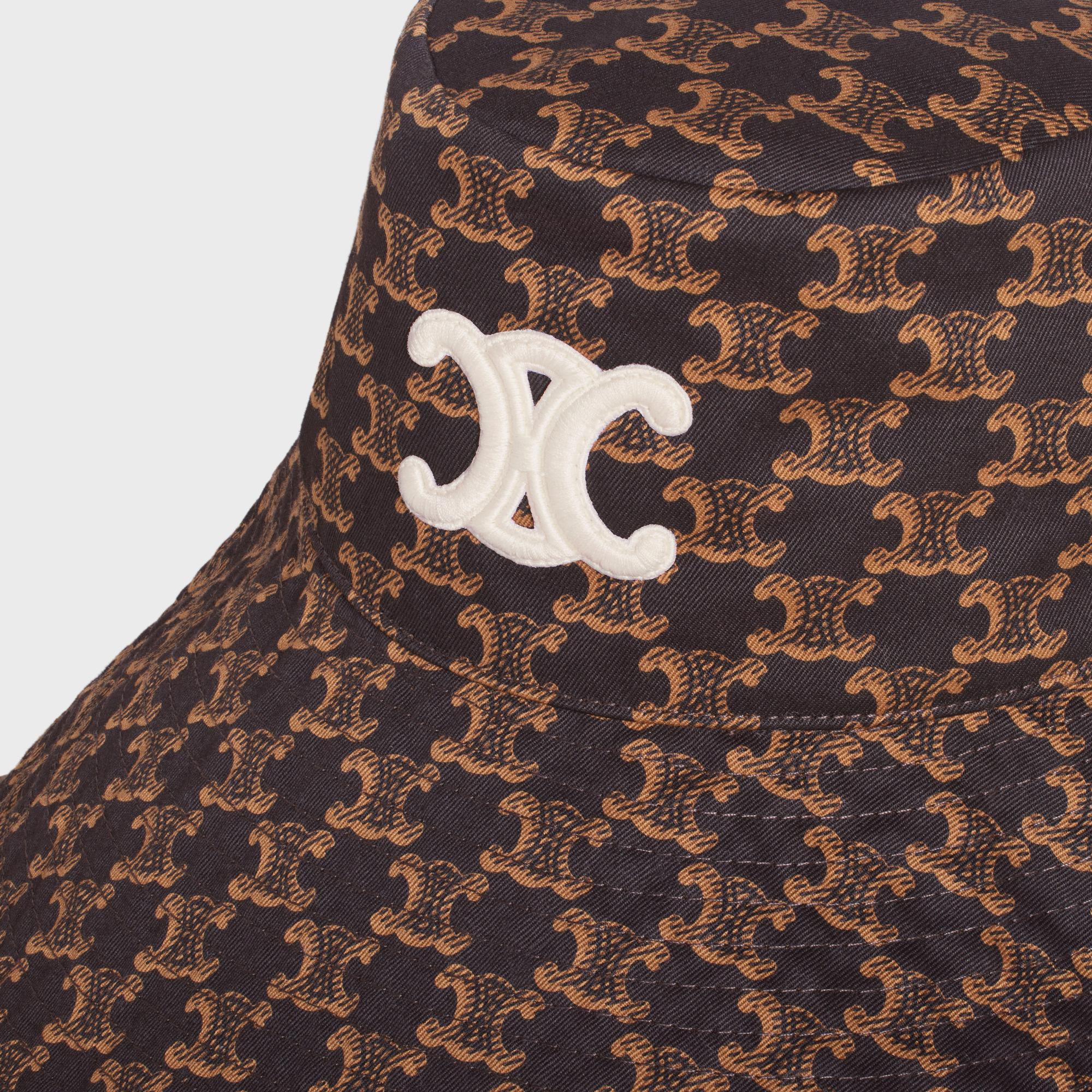 Bob Oversize Triomphe Coton Monogramme - Marron / Caramel - Image 3