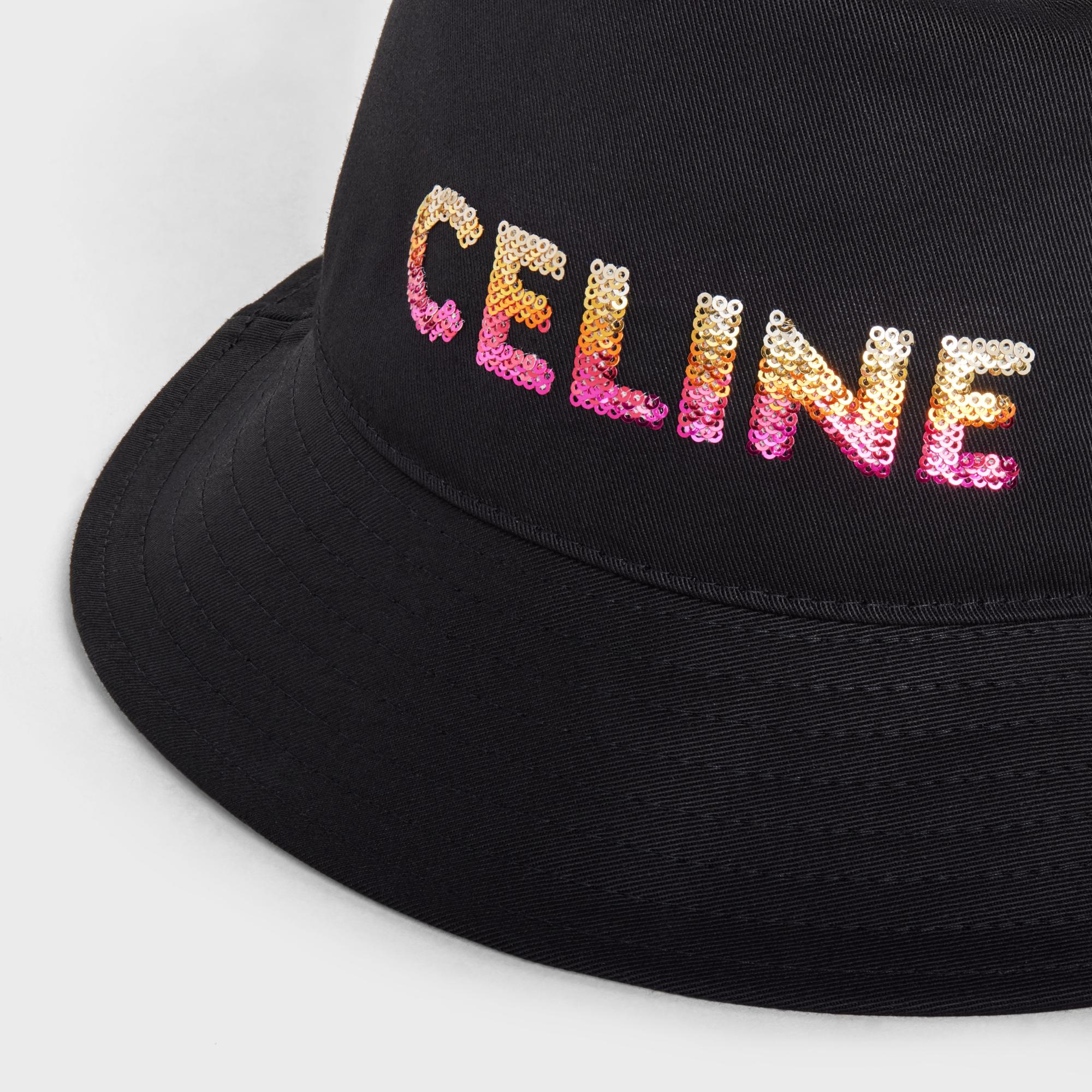 Bob Celine Sequins Degradée Gabardine De Coton - Black - Image 5
