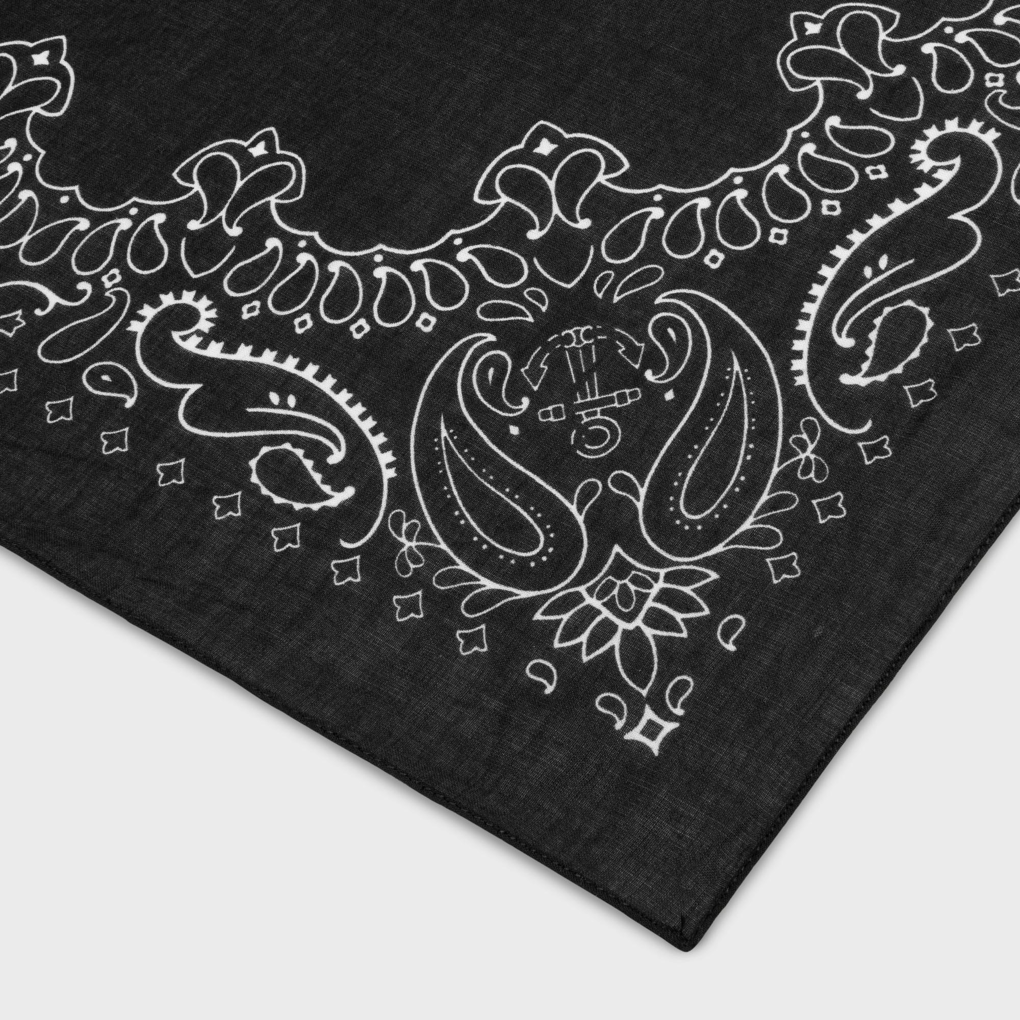 55X55Cm Bandana Coton Celine Wiltern - Black - Image 2