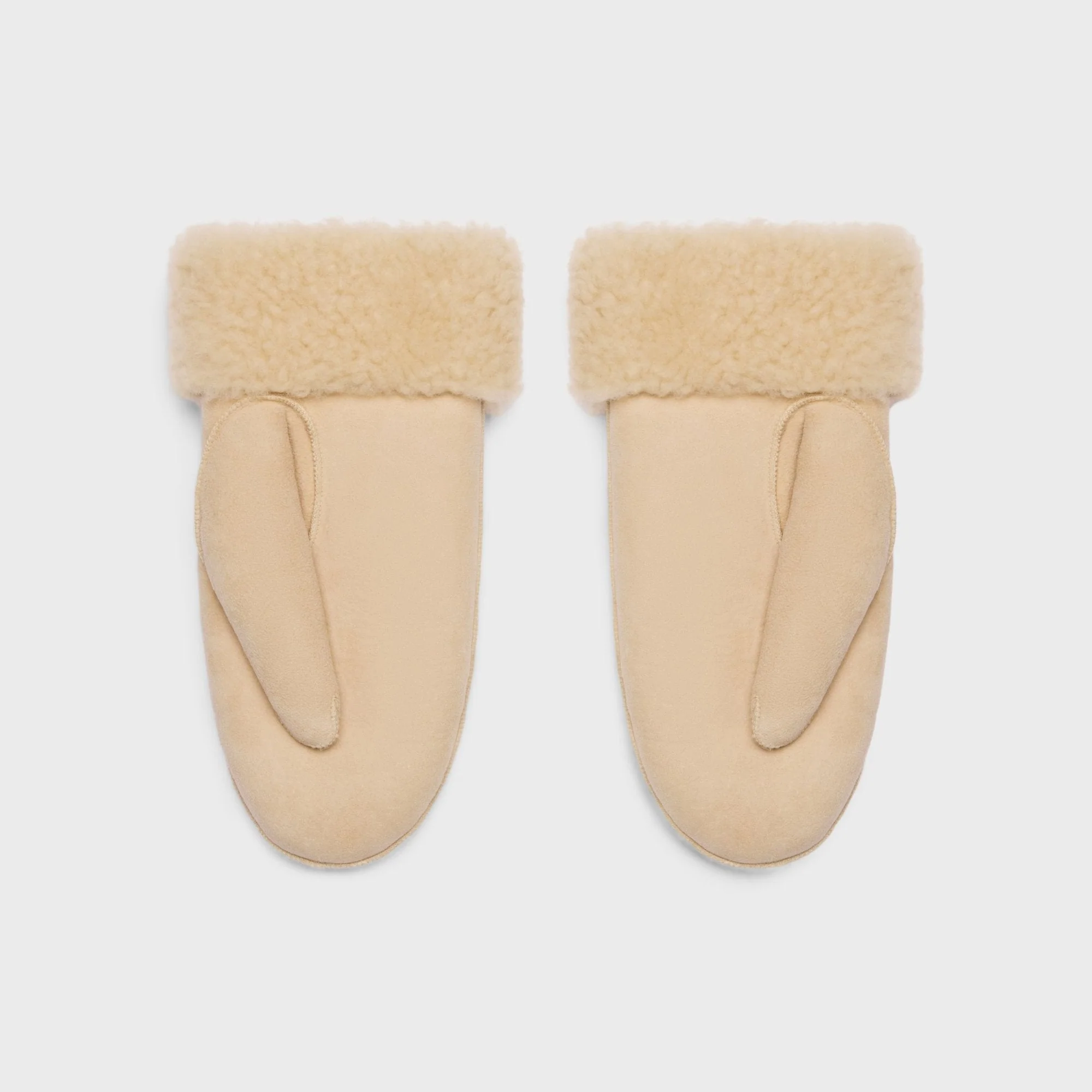 Mitaines Triomphe Shearling Merinos - Vanilla - Image 3