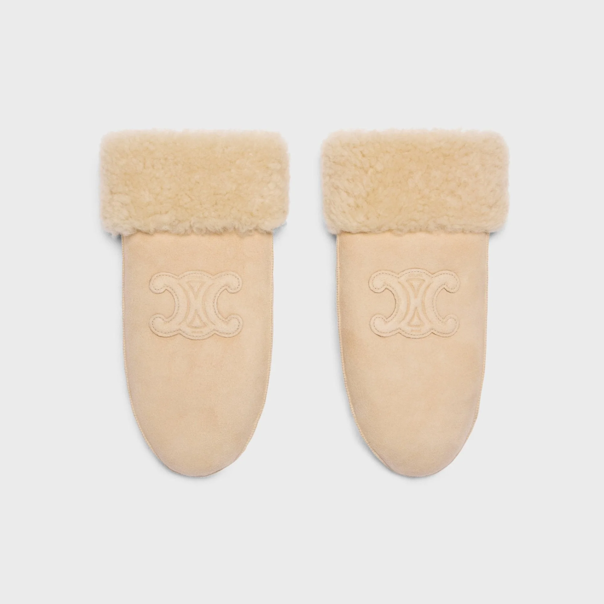 Mitaines Triomphe Shearling Merinos - Vanilla - Image 2