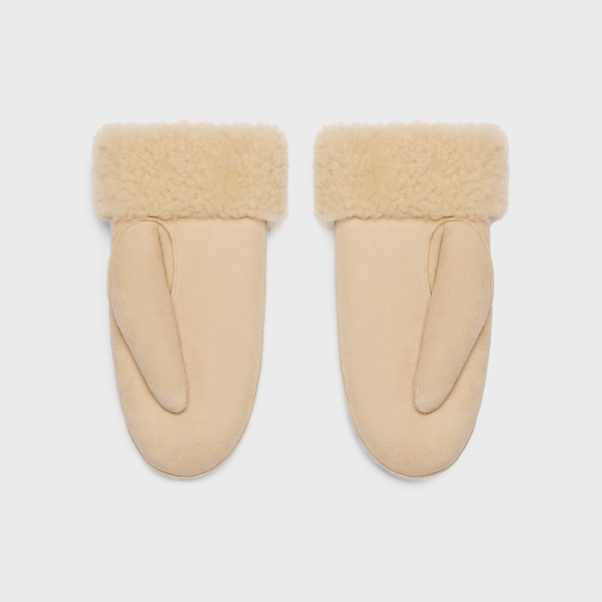 Mitaines Triomphe Shearling Merinos - Vanilla - Image 3