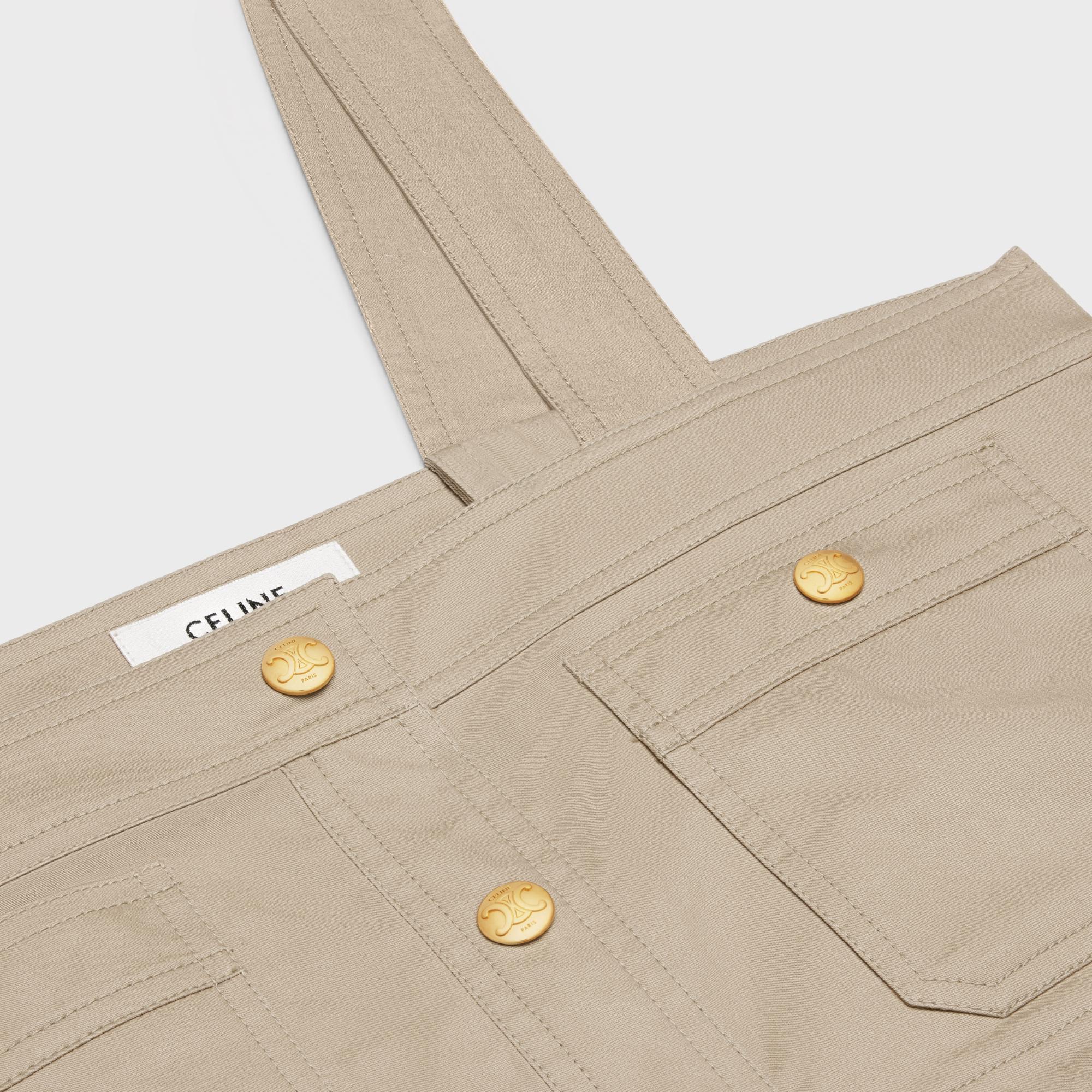 Crop Top Skate Light Cotton Gabardine - Beige - Image 3