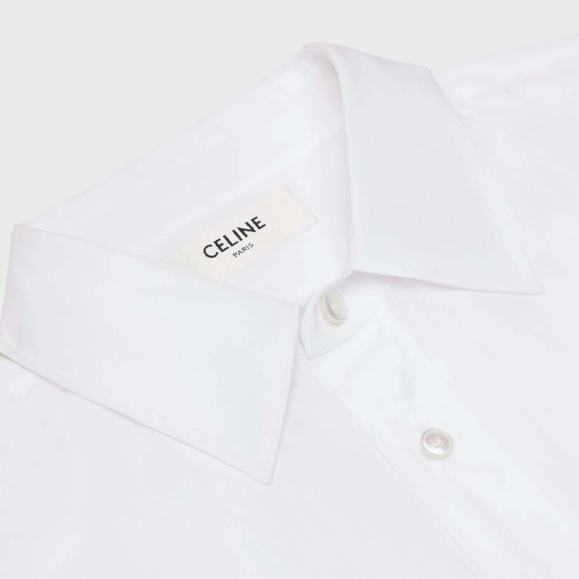 Chemise Ample Col Drugstore Cotton Poplin - White - Image 3