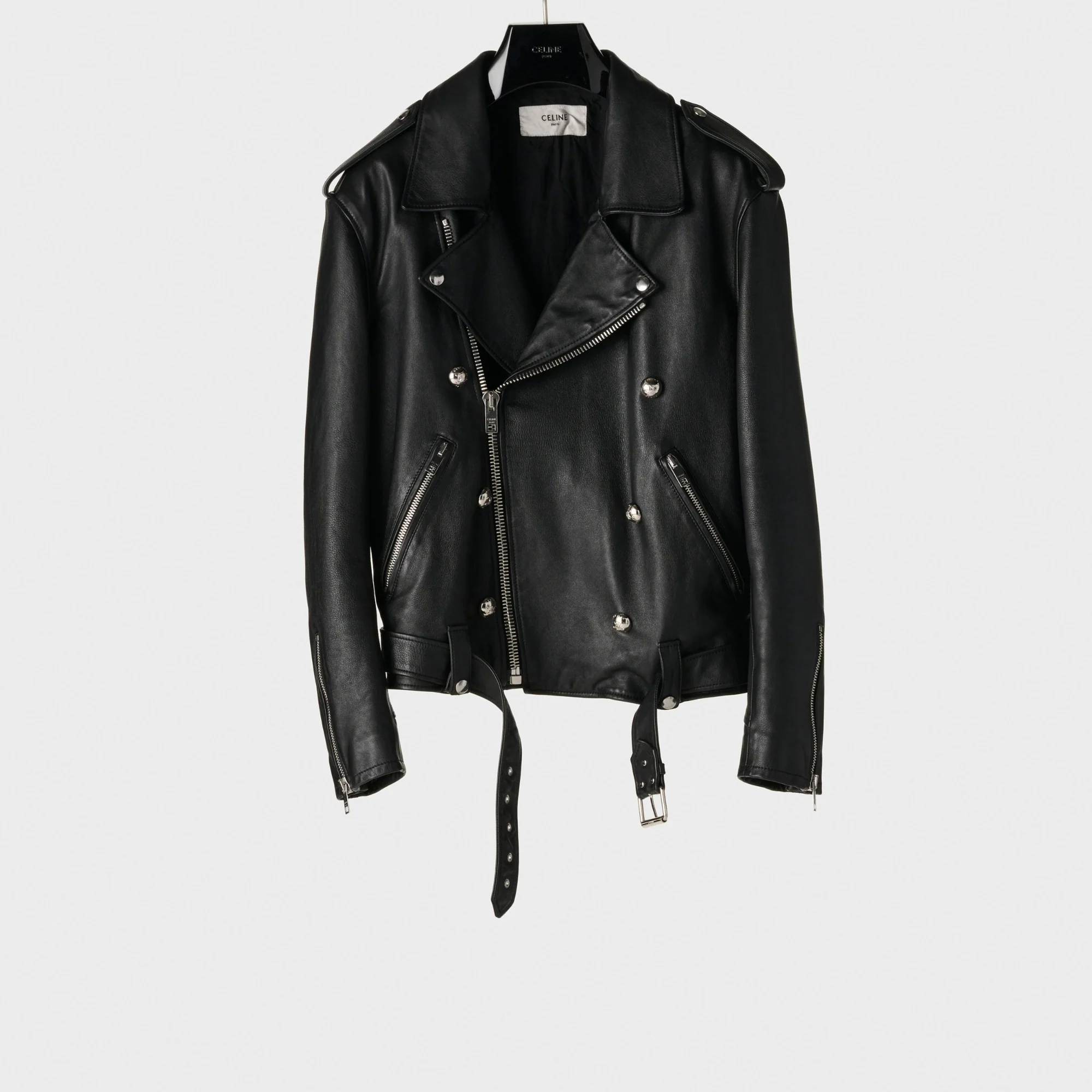 Biker Loose Calfskin - Black - Image 5
