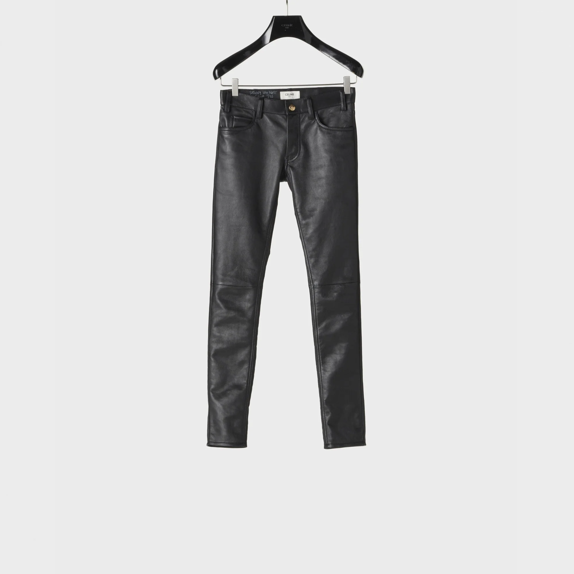 Jeans Skinny Agneau Stretch - Black - Image 5
