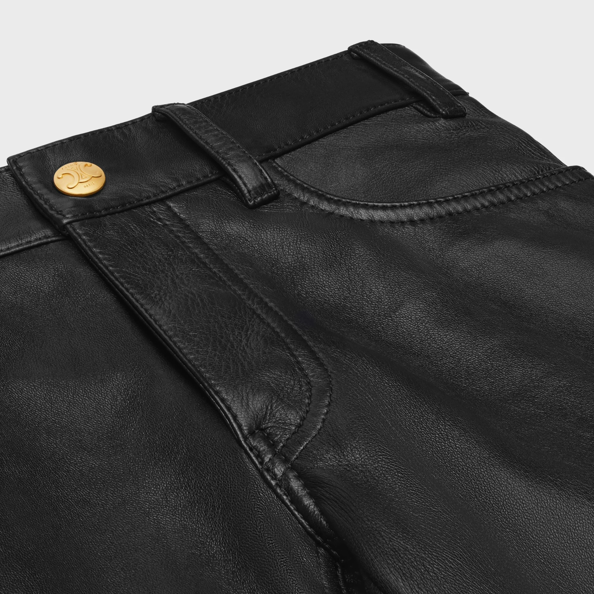Jeans Skinny Agneau Stretch - Black - Image 7