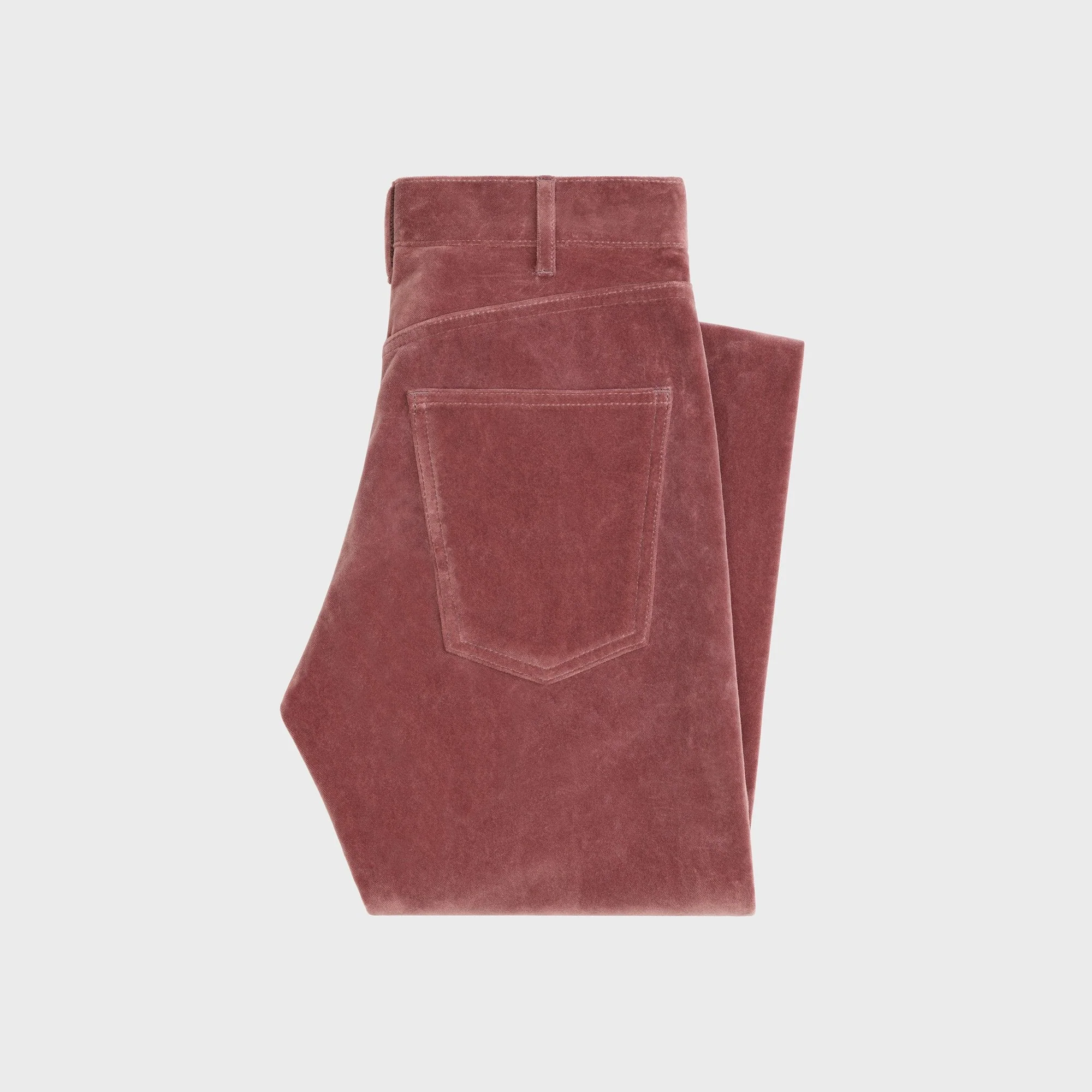 Jeans Flare Dylan Velvet - Old Pink - Image 2