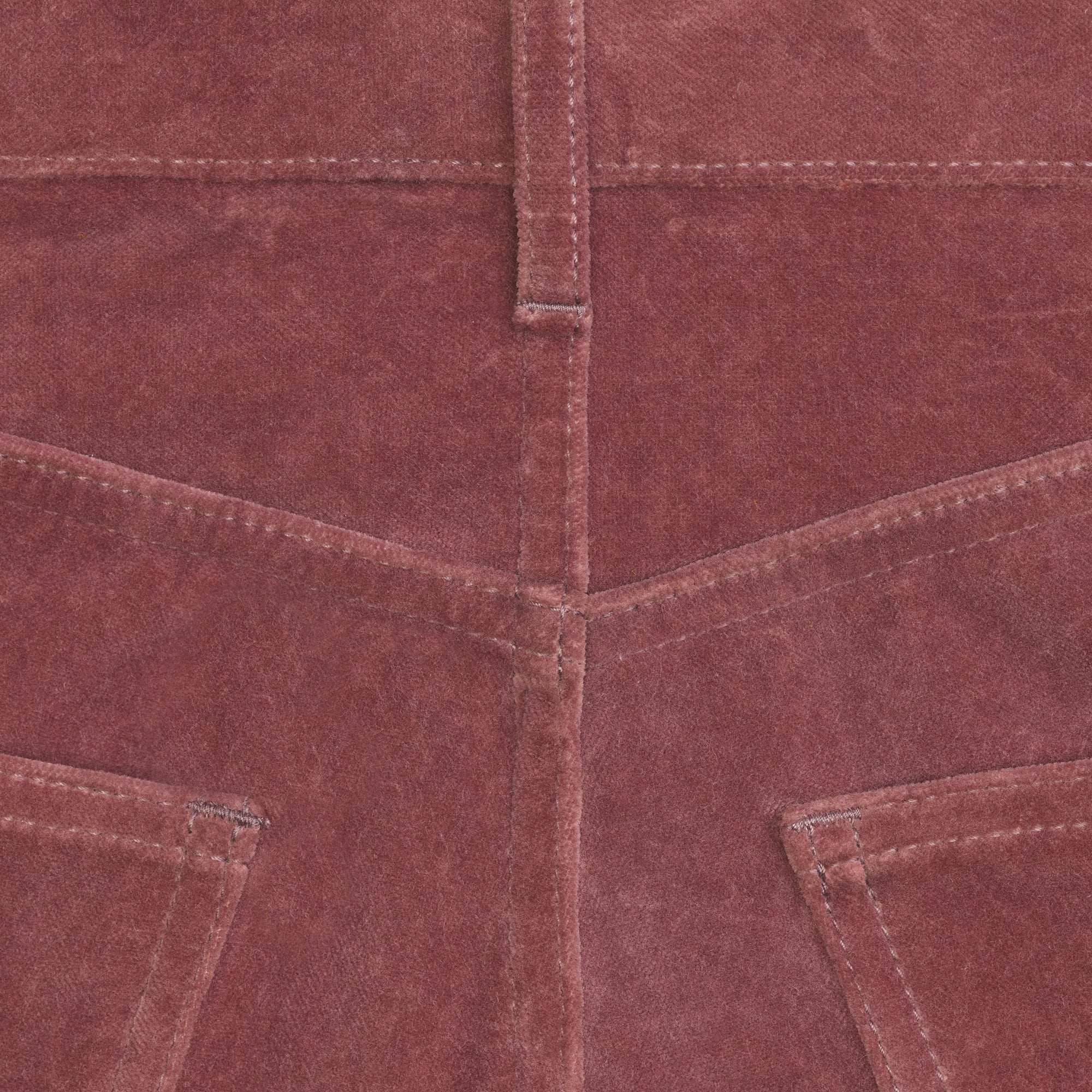Jeans Flare Dylan Velvet - Old Pink - Image 3