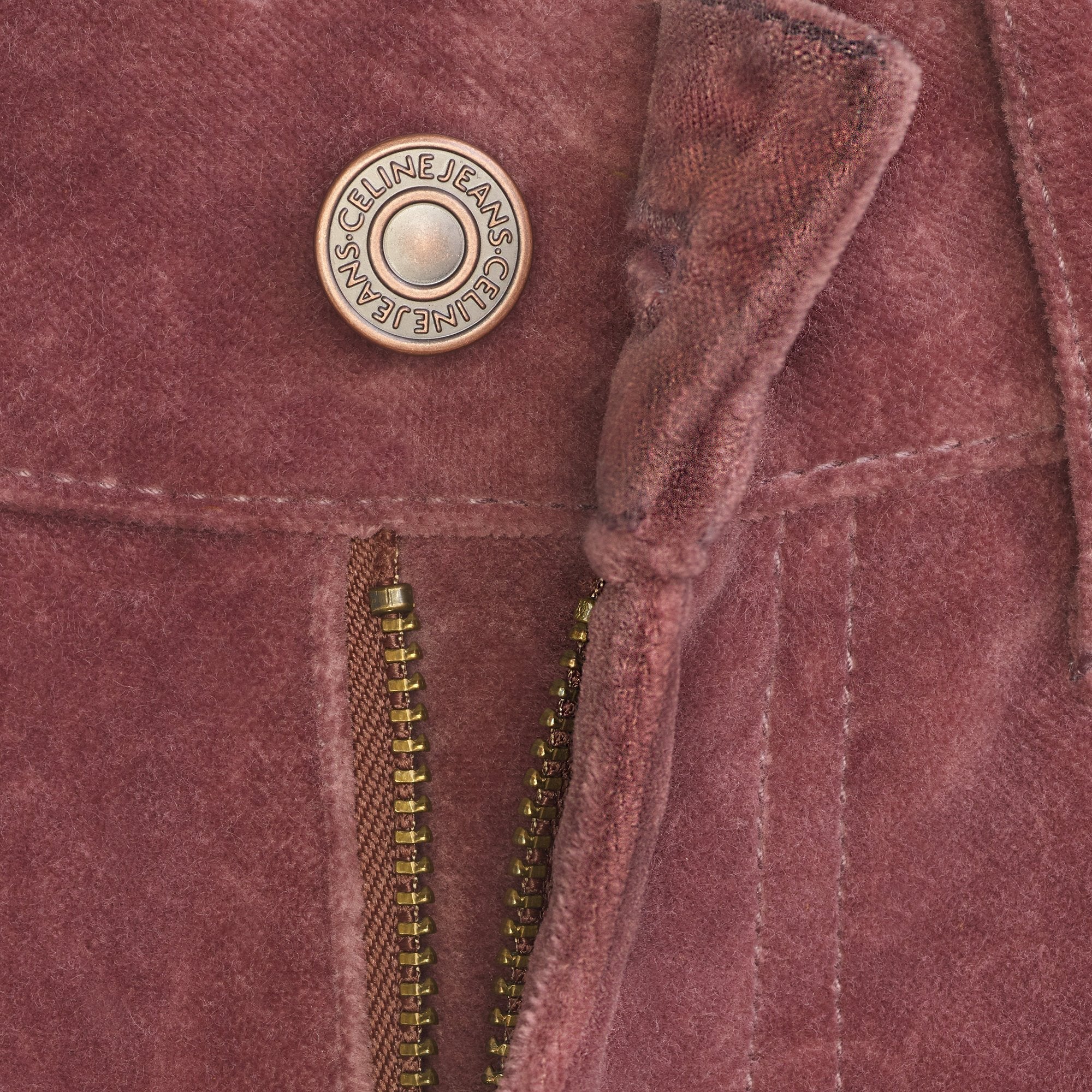 Jeans Flare Dylan Velvet - Old Pink - Image 4