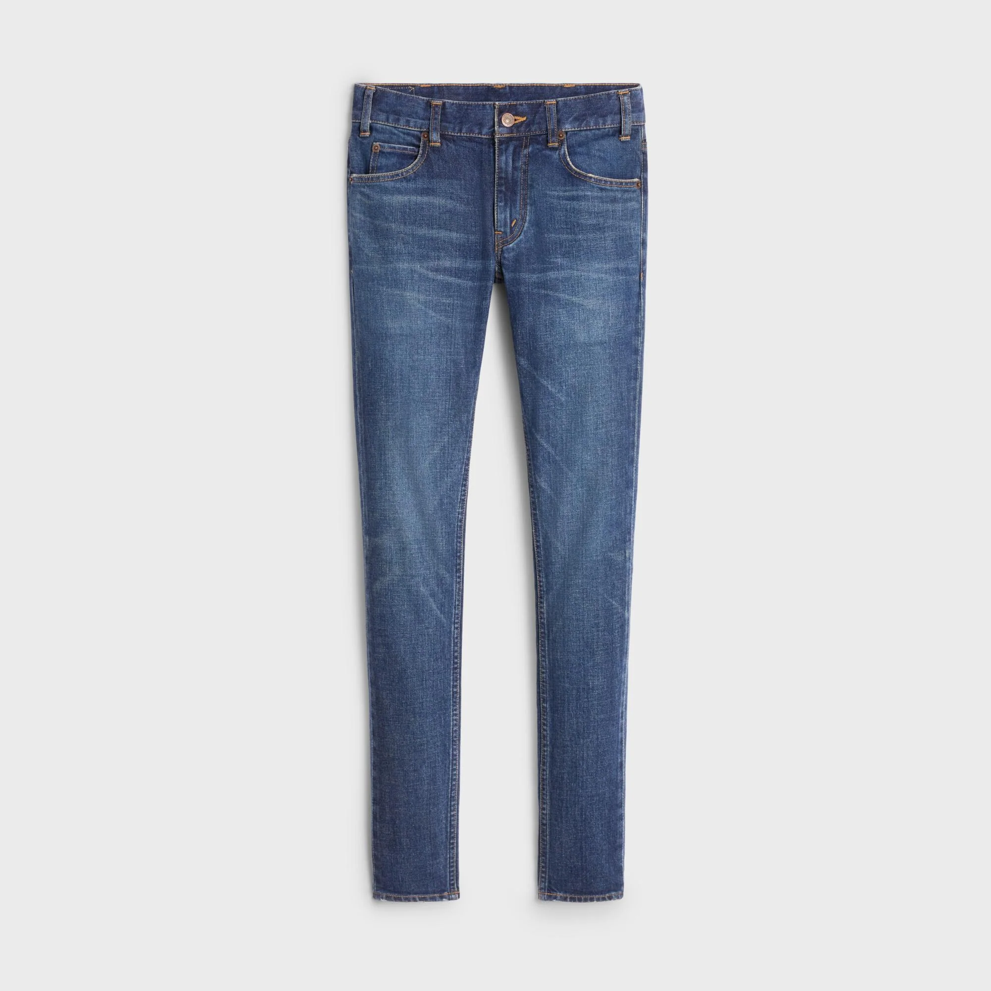 Jeans Skinny Rigid Indigo Denim - Dark Union Wash - Image 4