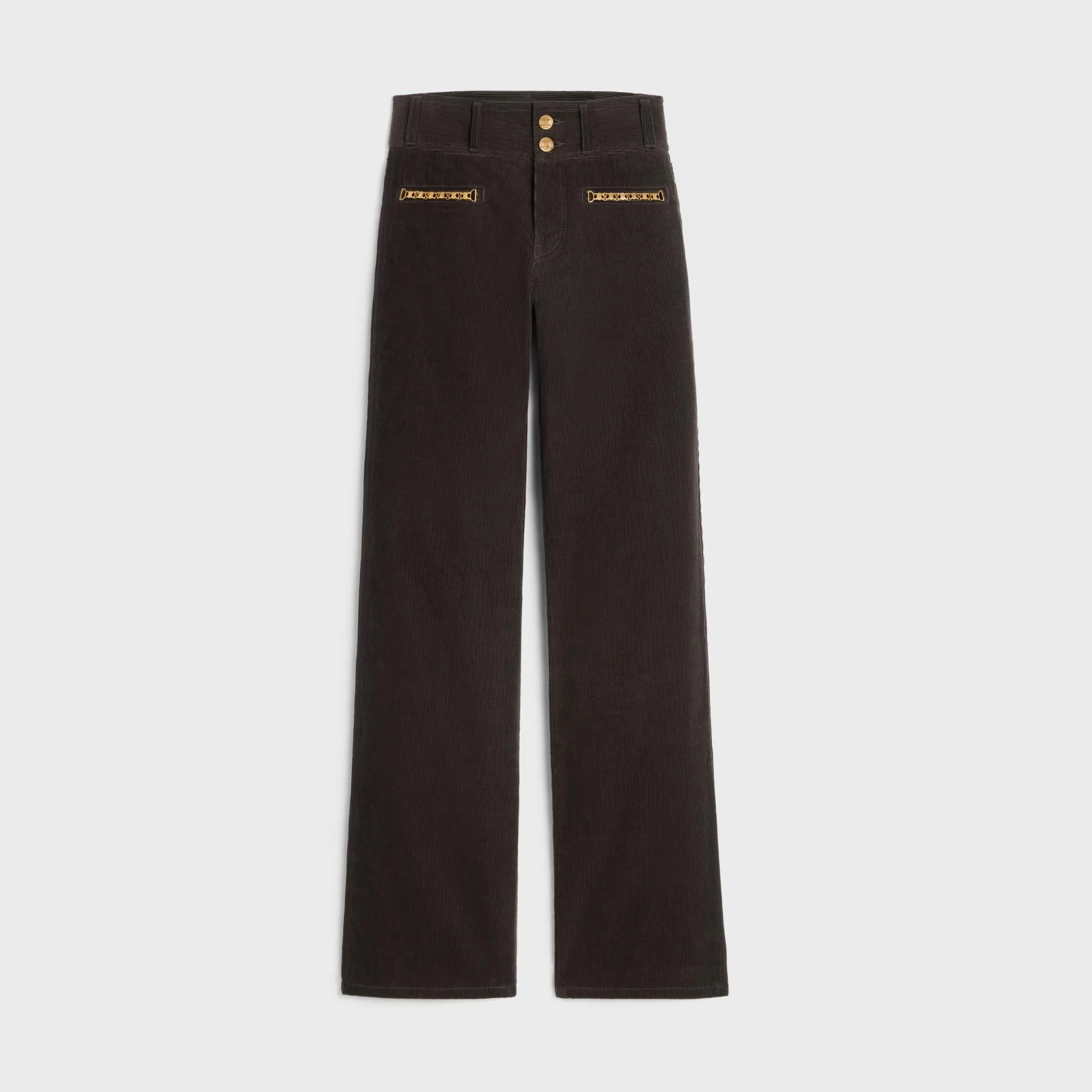 Jeans Jane Low Rise Gourmettes Velours Cotele - Raw Wash