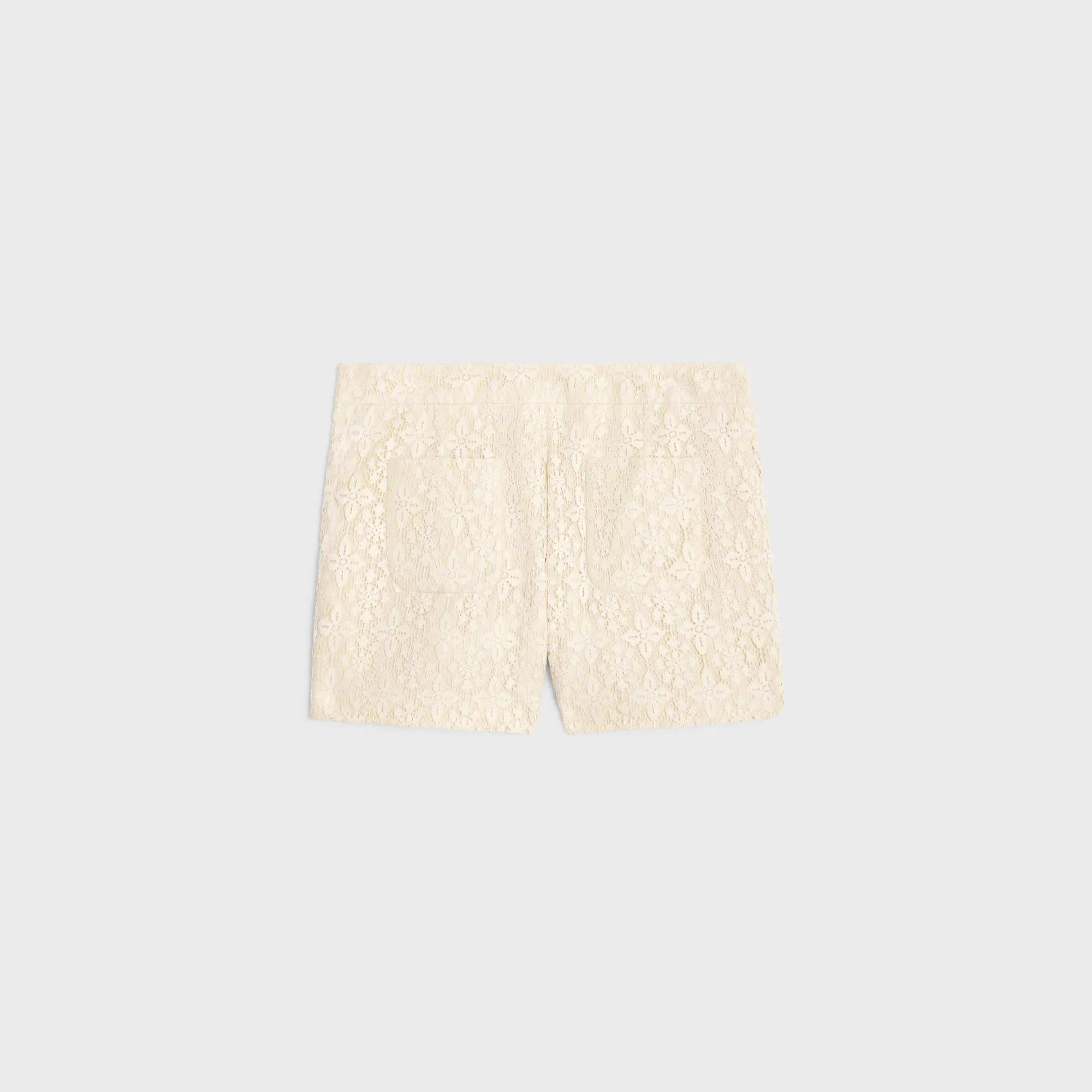 Mini Short Romy Coton Dentelle Florale - Naturel - Image 5