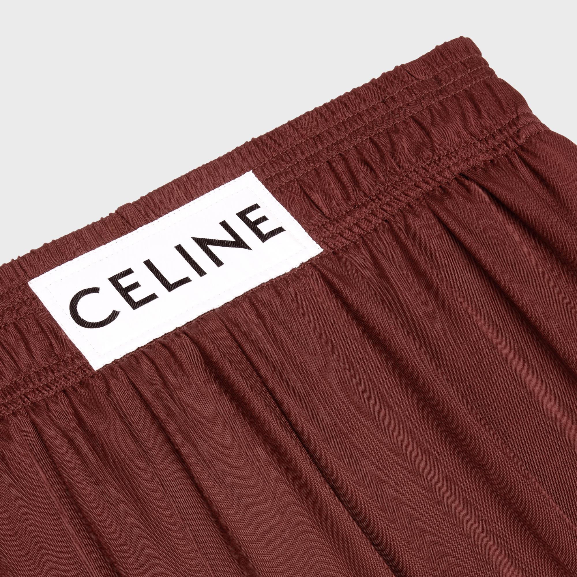 Pants Boxing Satin Teddy Pantalon - Vigne - Image 3