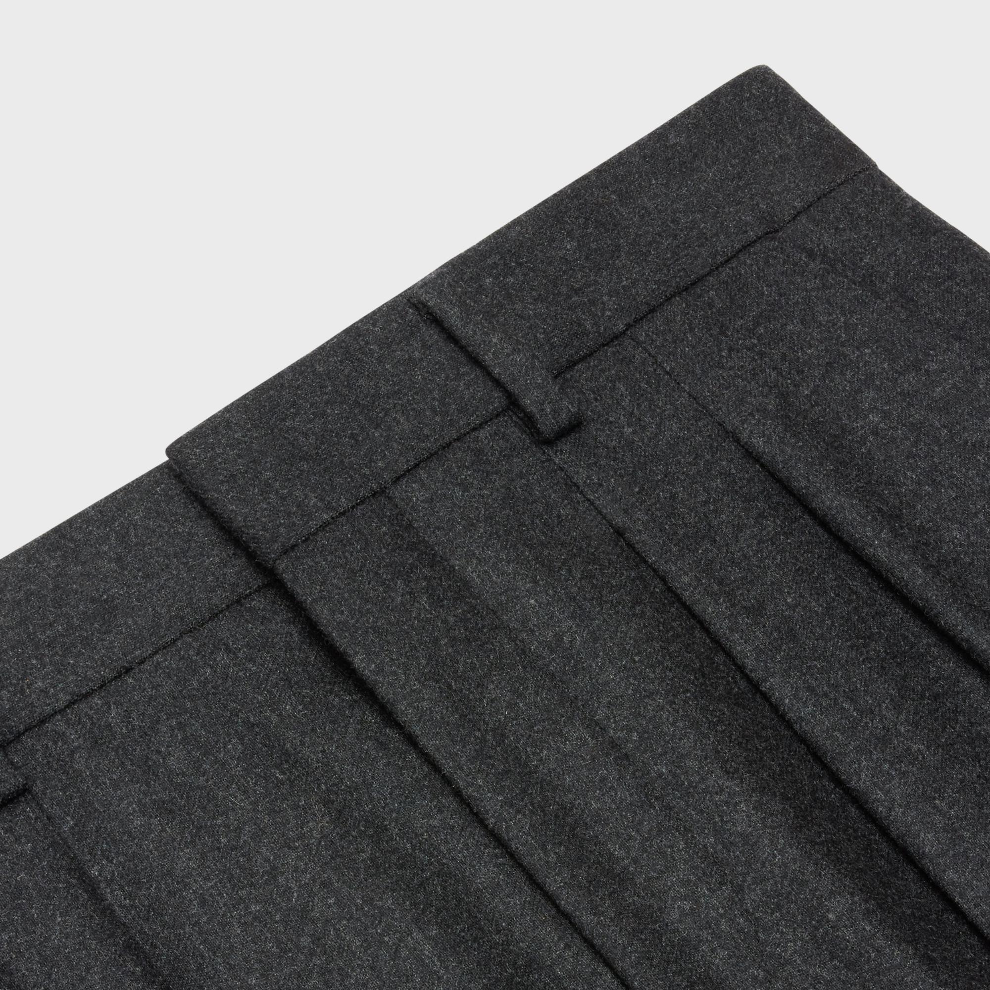 Pants Tixie 2 Plis Cashmere Flannel Pantalon - Anthracite - Image 3