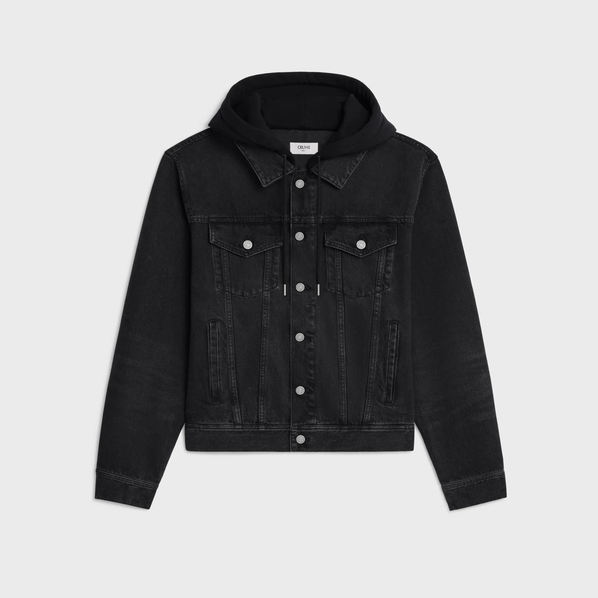 Veste Trucker Capuche Celine Rigid Black - Tier 2 - Vintage Black