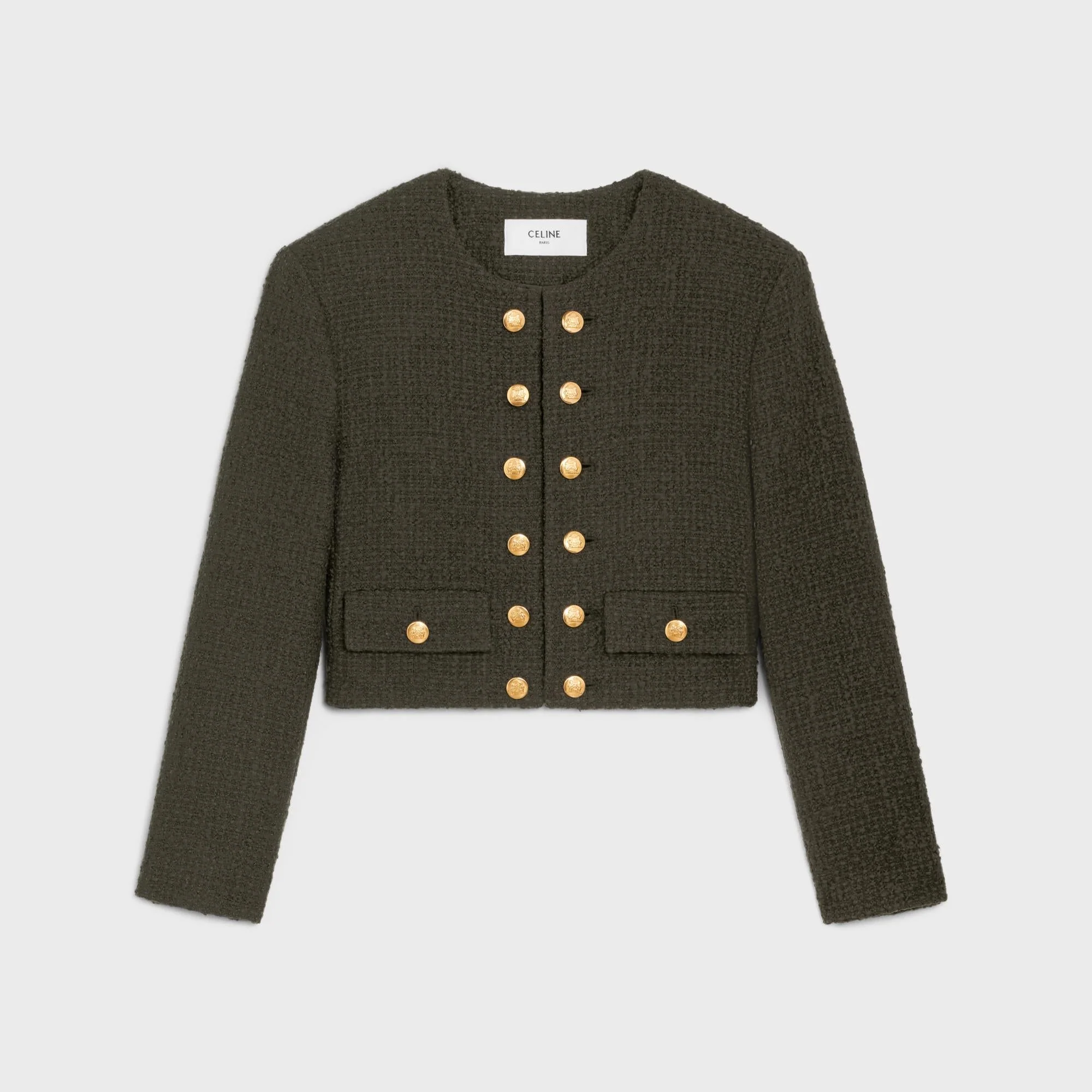 Veste Chasseur Bouclette Natte - Dark Khaki