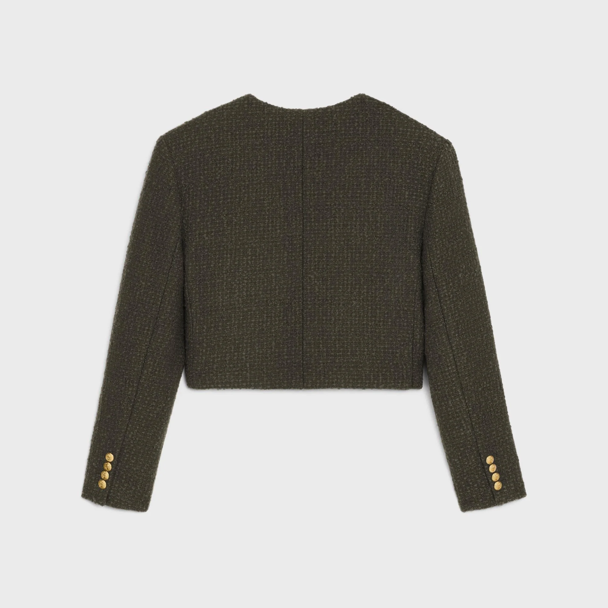 Veste Chasseur Bouclette Natte - Dark Khaki - Image 2