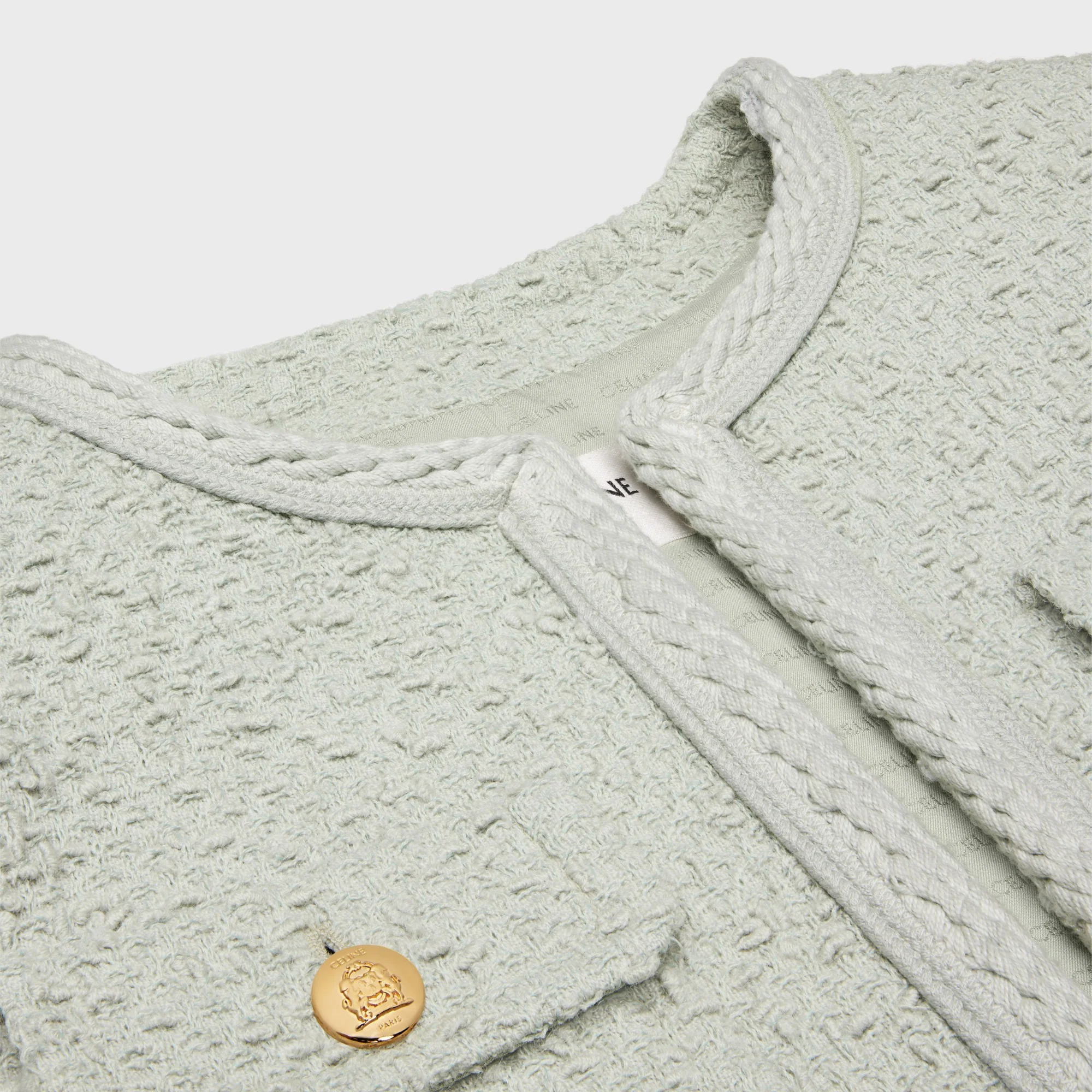 Veste Chelsea Tweed Croisette - Sauge - Image 3