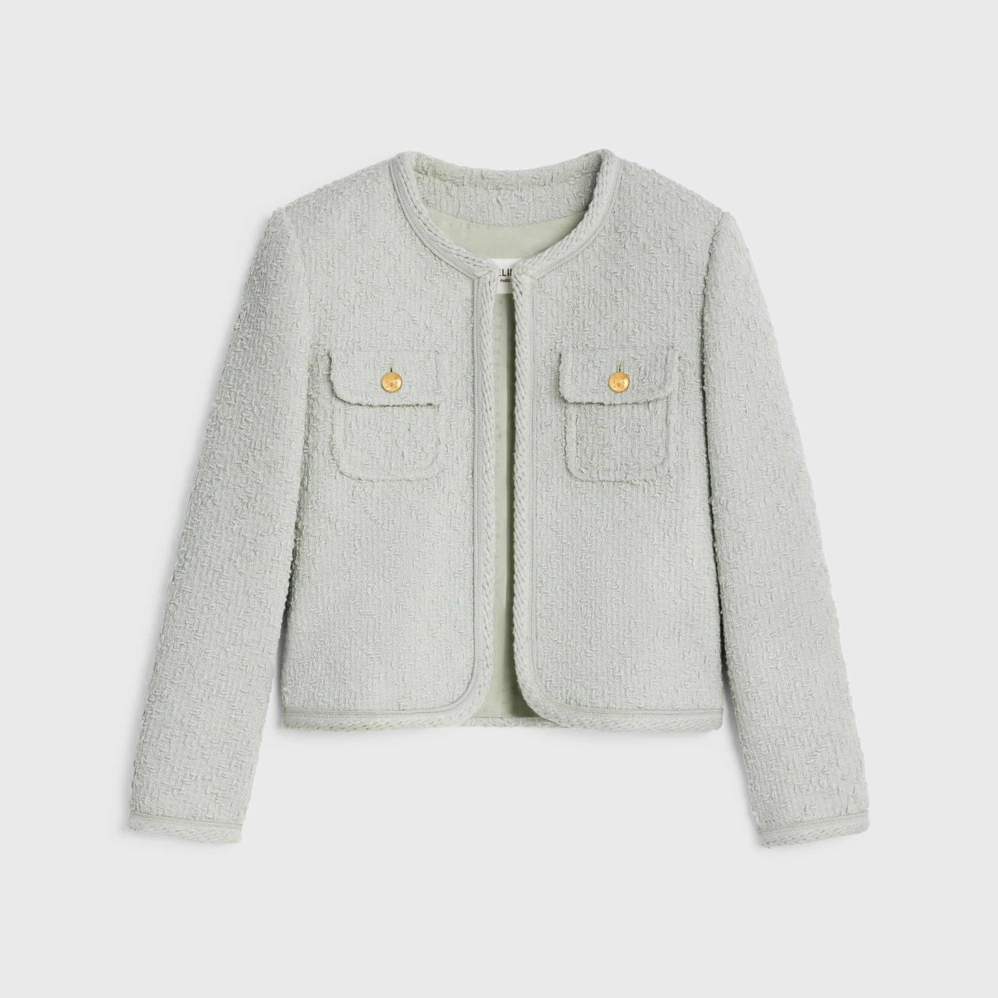 Veste Chelsea Tweed Croisette - Sauge
