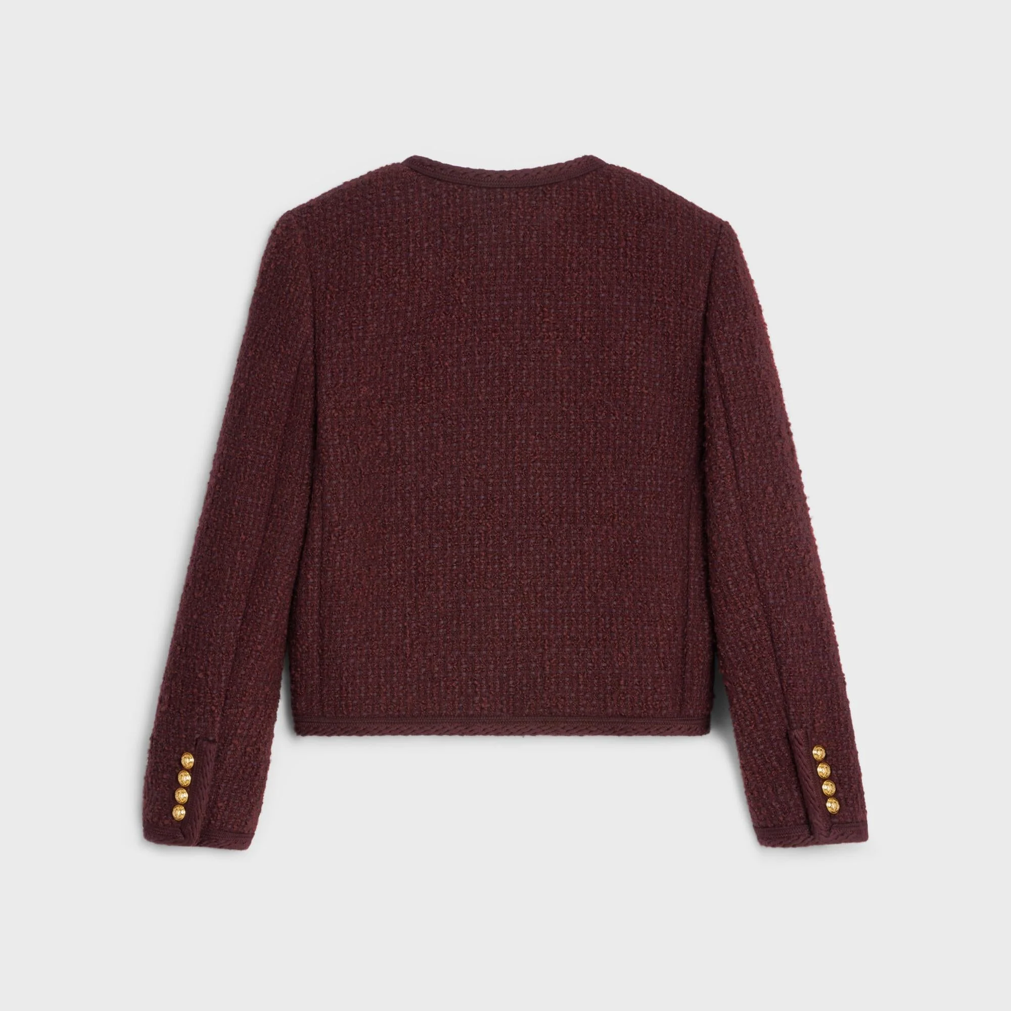 Veste Chelsea Bouclette Natte - Bordeaux - Image 2