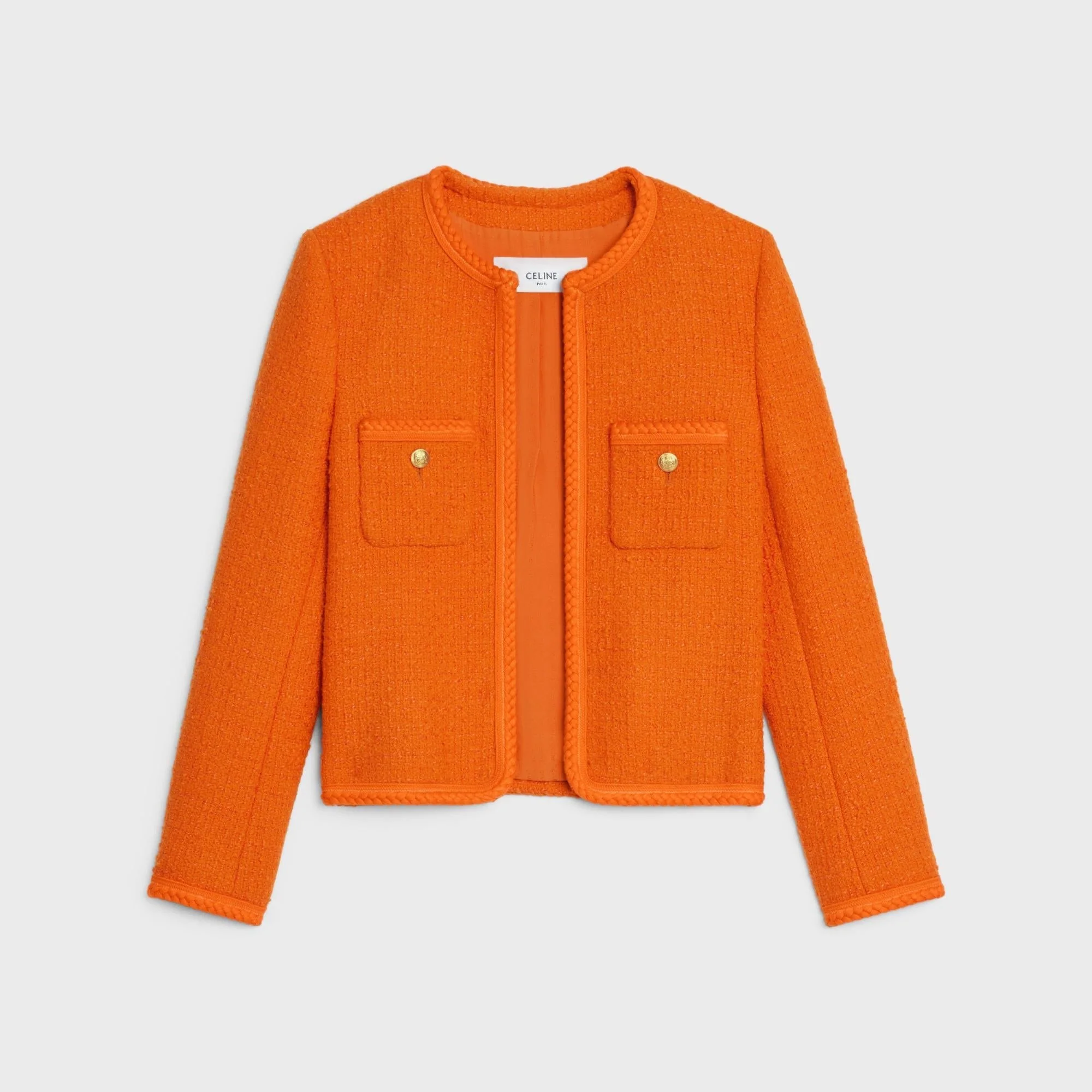 Veste Chasseur Galon Tressé Natte Uni - Spritz - Image 2