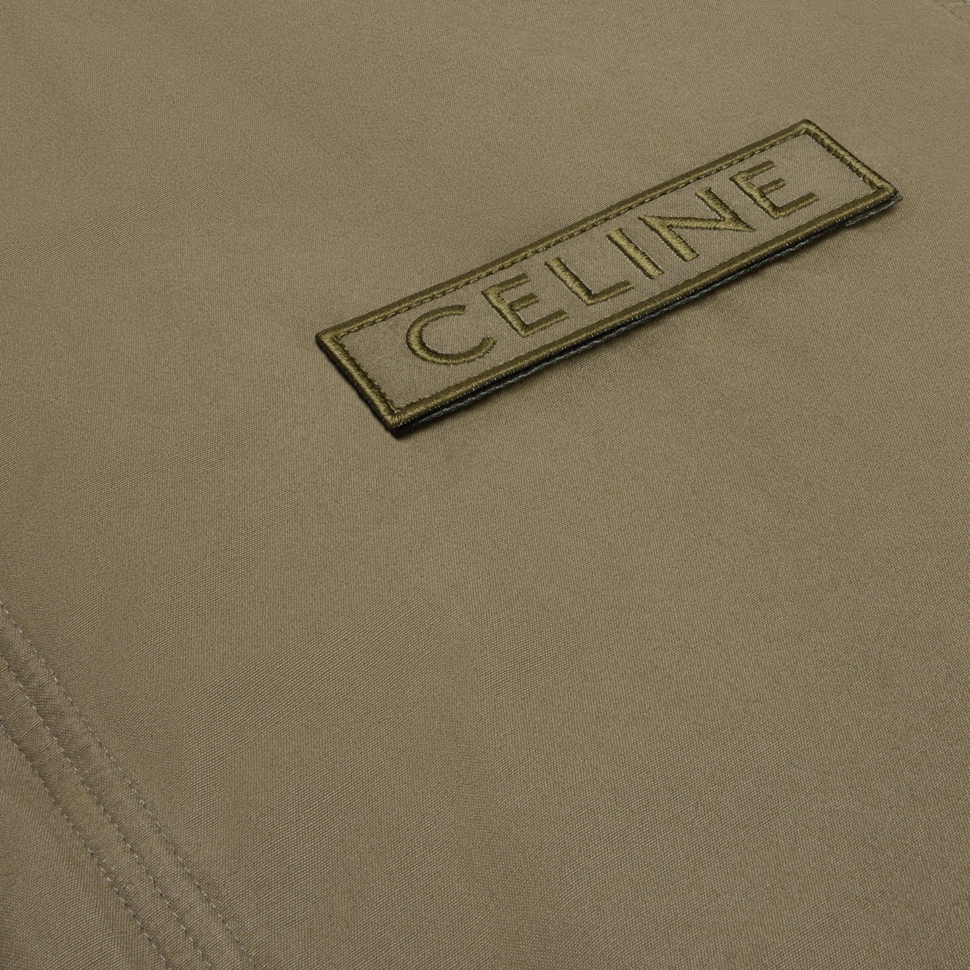 Parka Celine Doublure Amovible Coton - Kaki - Image 4