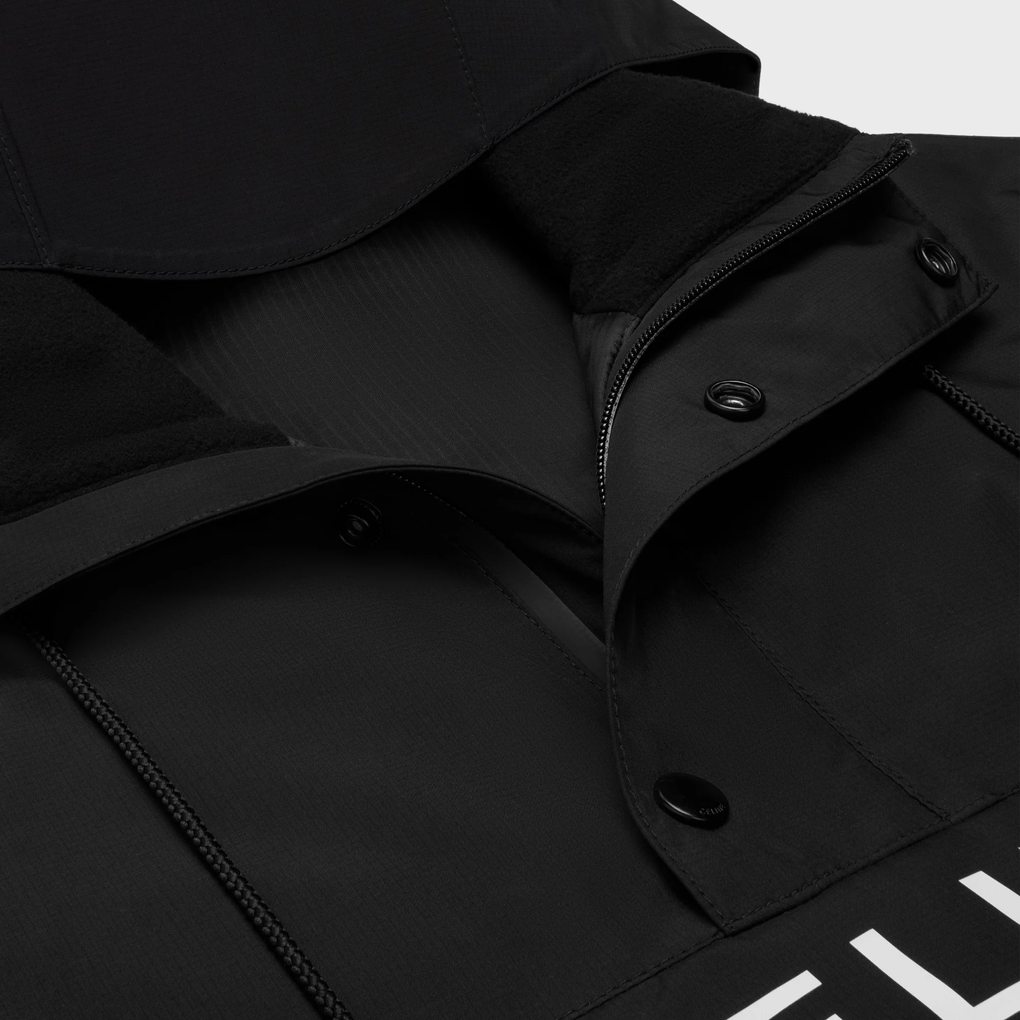 Parka Ski Celine Ripstop Brillant Technique - Black - Image 3