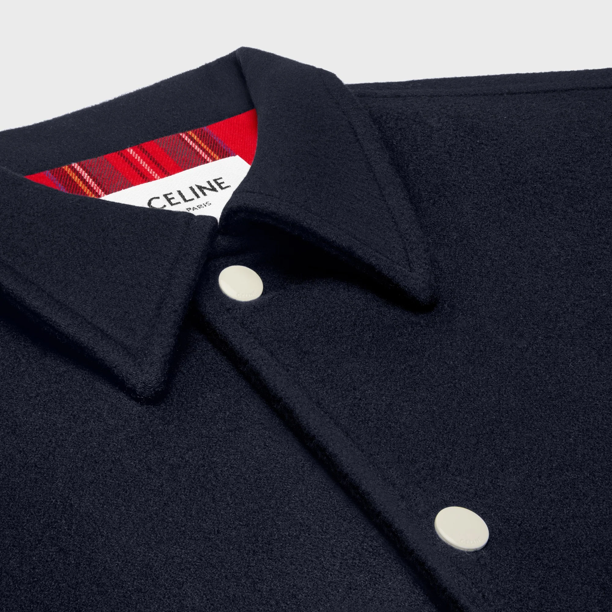 Veste Coach College Celine Double-Face Wool - Navy - Image 3