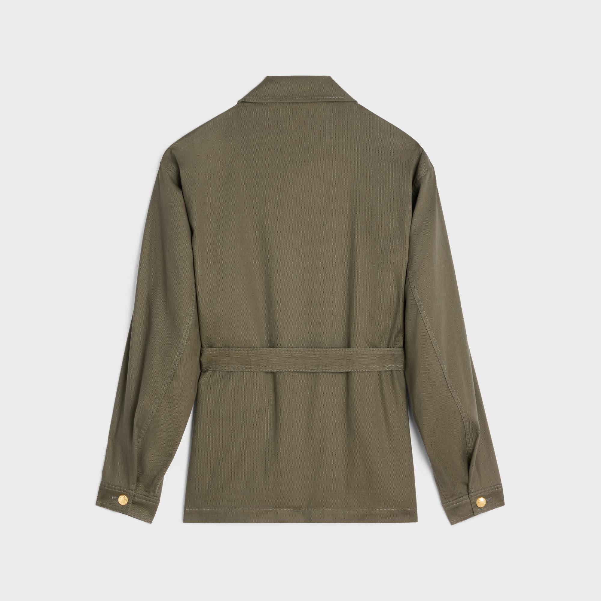 Saharienne Twill De Coton Leger - Kaki - Image 2