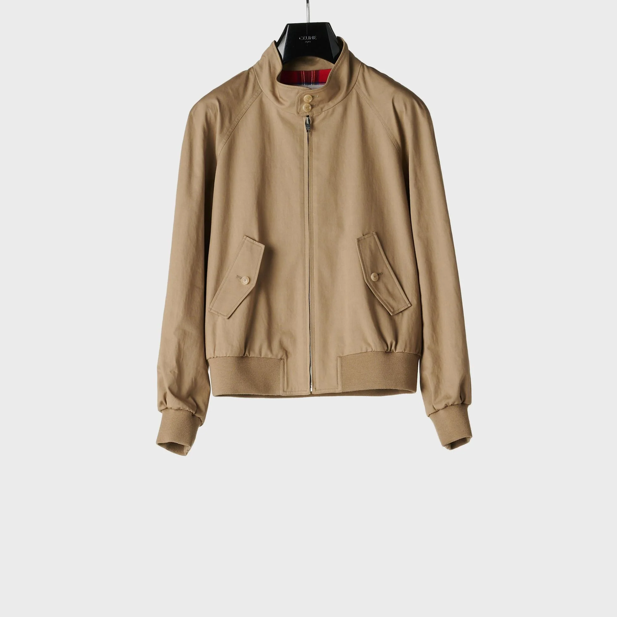 Blouson Brodé Triomphe Coton Technique - Beige