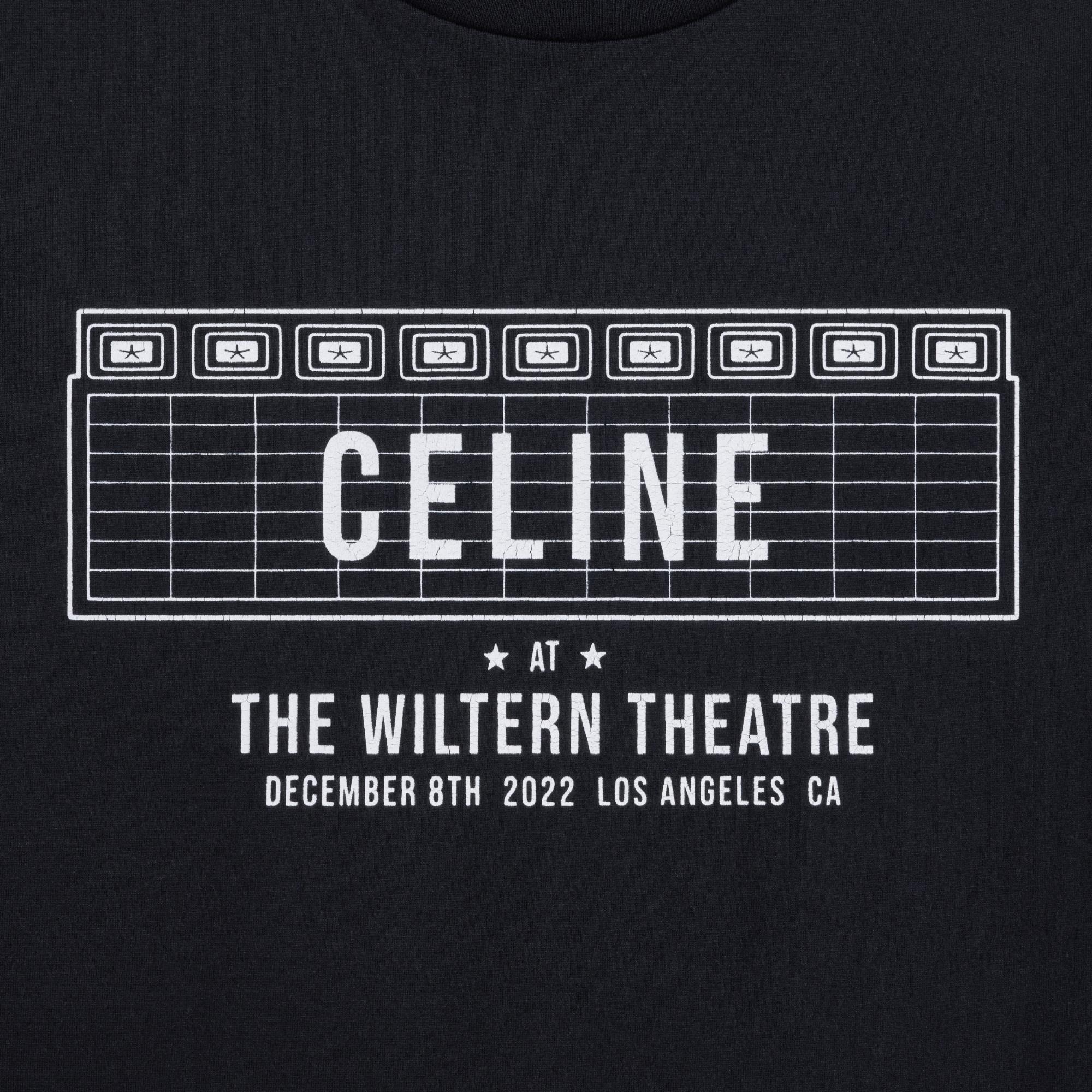 Tshirt Celine Wiltern Cotton Jersey - Black / White - Image 7