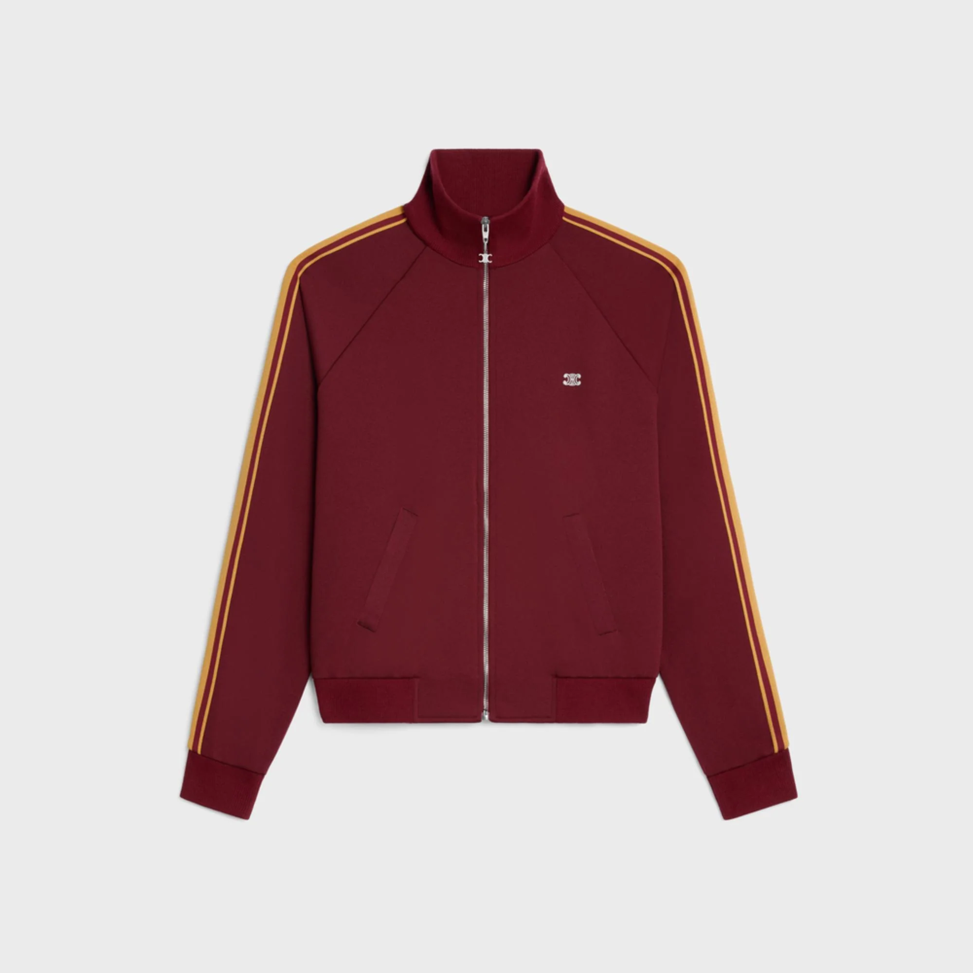Veste Tracksuit Triomphe Double-Face Jersey - Vintage Burgundy/ Ecru/ Curry