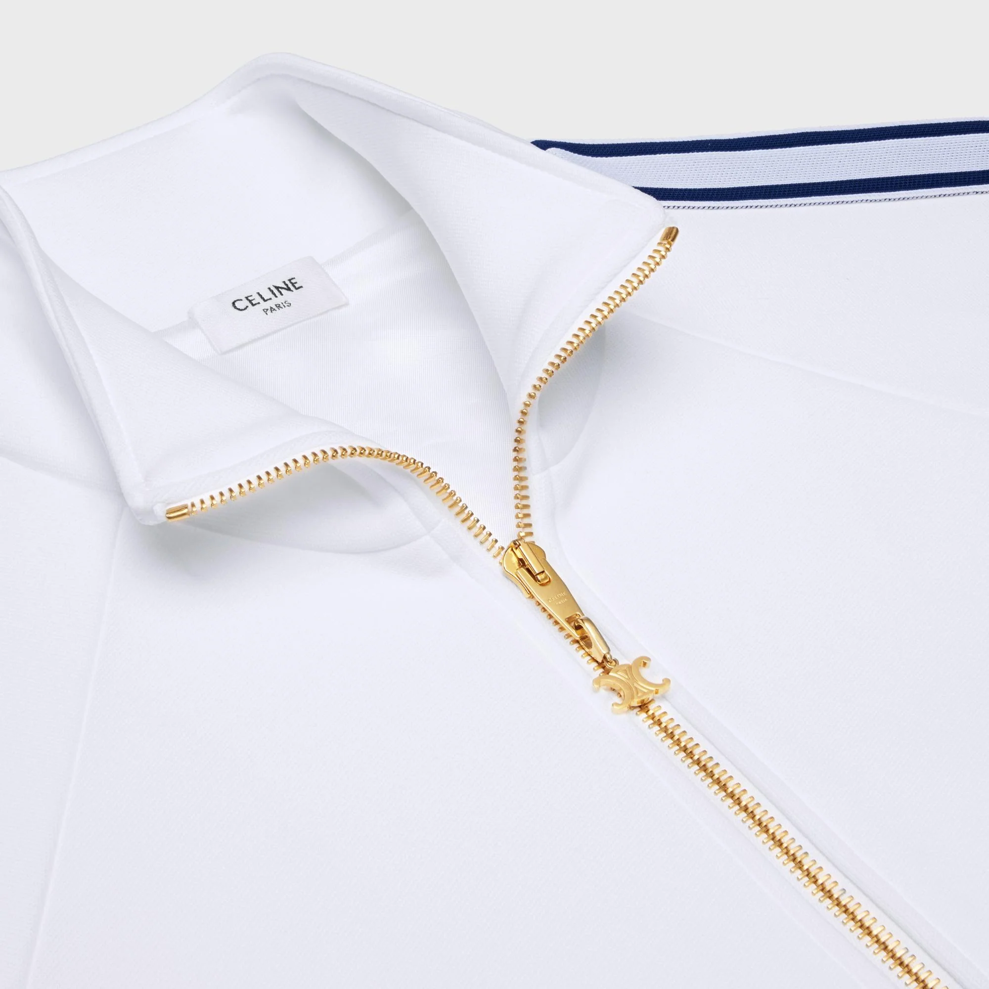Jacket Tracksuit Triomphe Jersey Veste Double-Face - Off White / Navy - Image 3