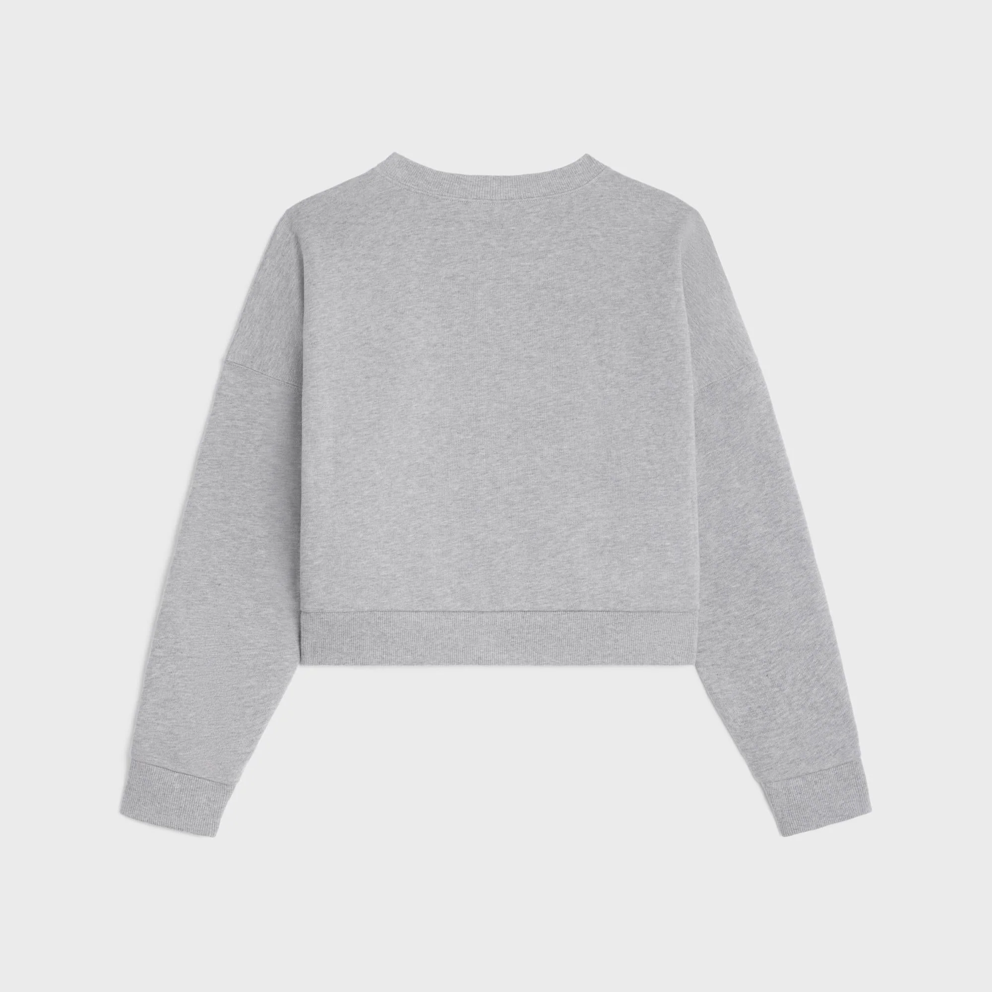 Sweat Celine Cotton Fleece - Grey / Off White - Image 3
