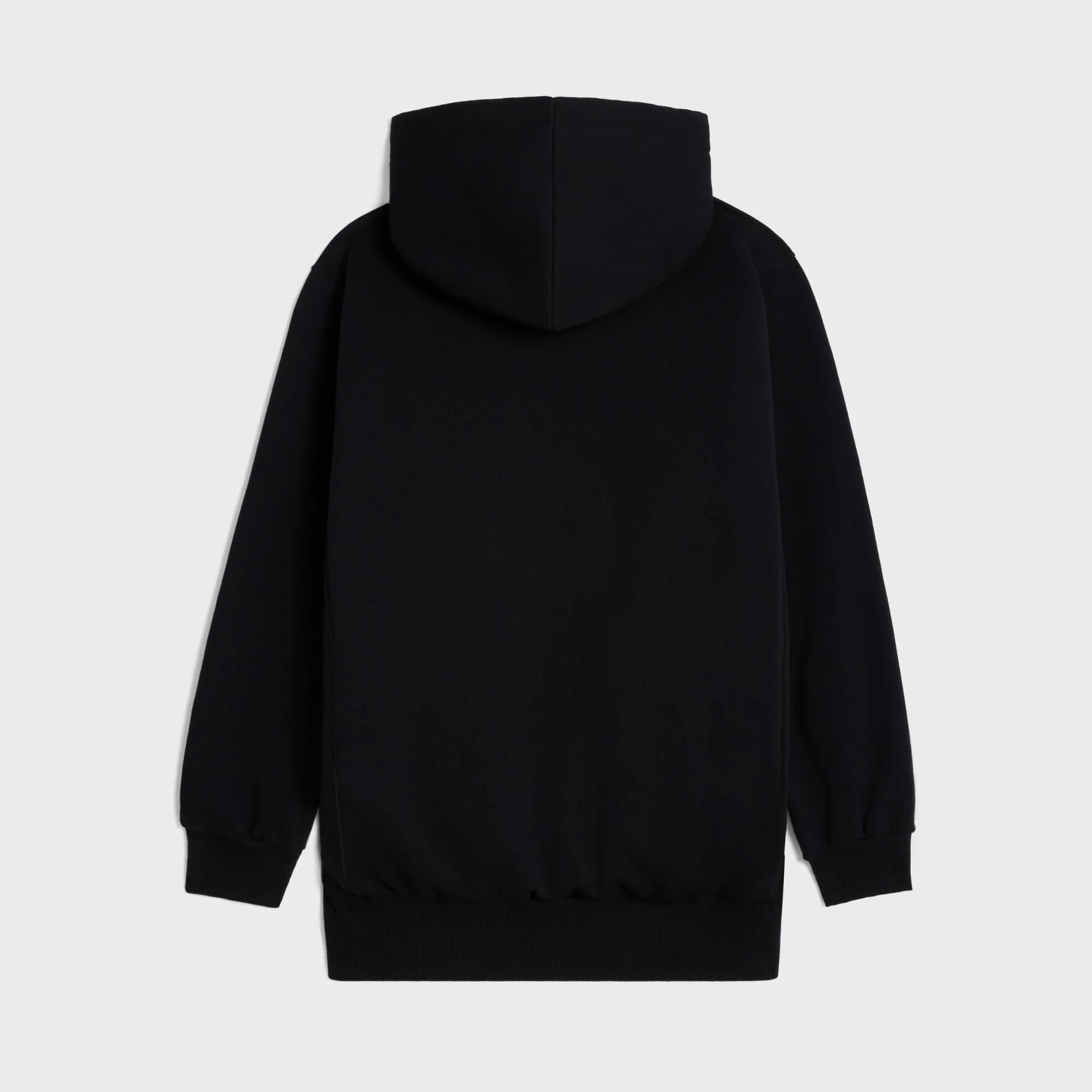 Hoodie Oversize Celine Paris Cotton Fleece - Black/Yellow/White - Image 2