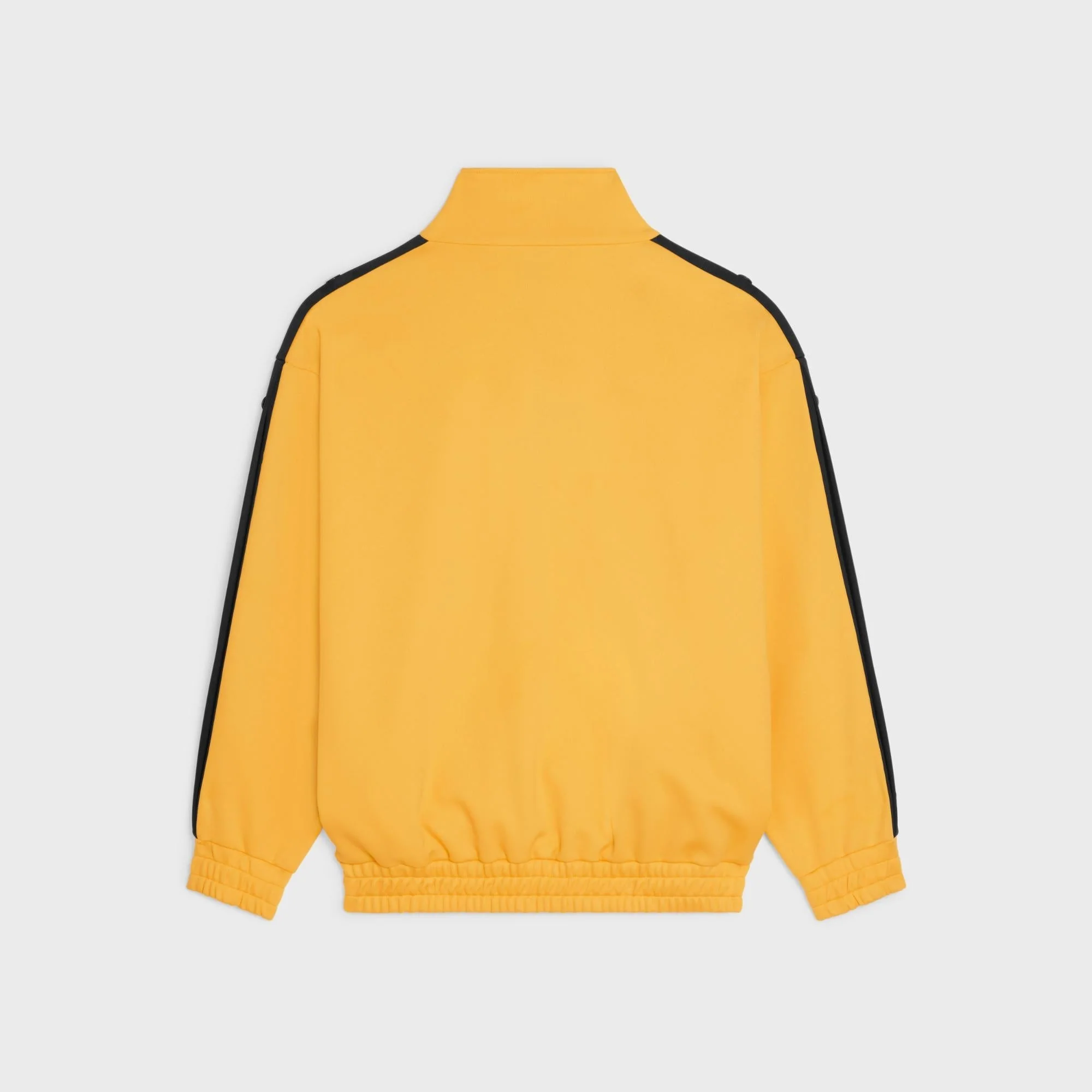 Sweat Zippé Bandes Pressions Double-Face Jersey - Golden Yellow / Black - Image 4