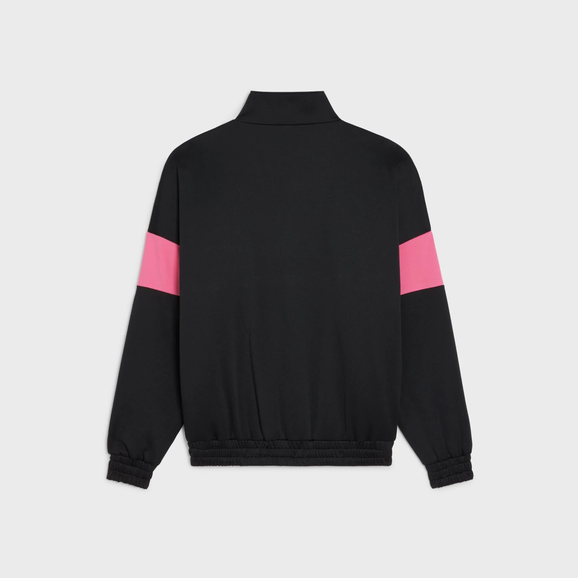 Sweat Zippé Découpes Double-Face Jersey - Black/ Rose Dahlia/ Zebra - Image 3